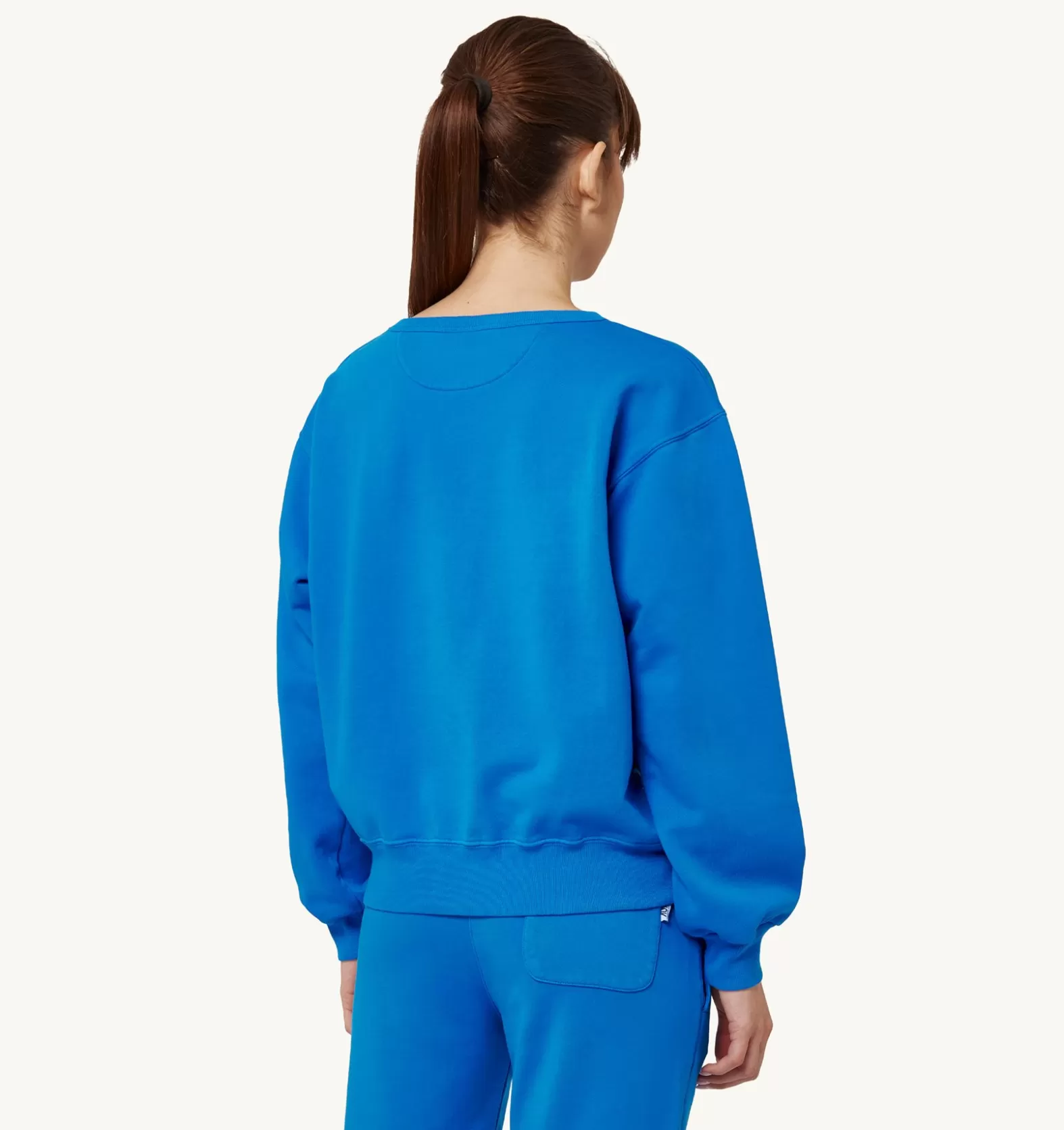 Top^AUTRY Aerobic Logo Crew Neck Sweatshirt Color Bluette