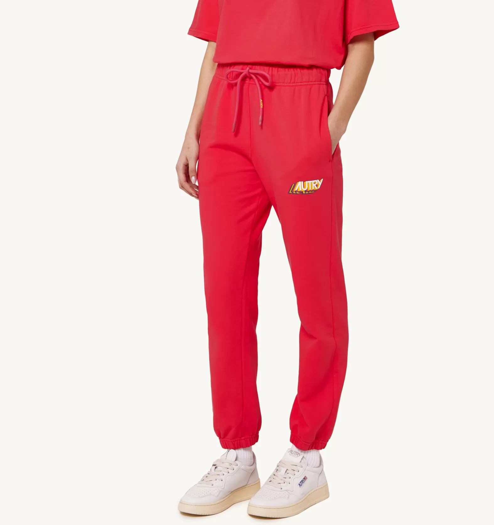 Bottom^AUTRY Aerobic Logo Pants Color Fuchsia