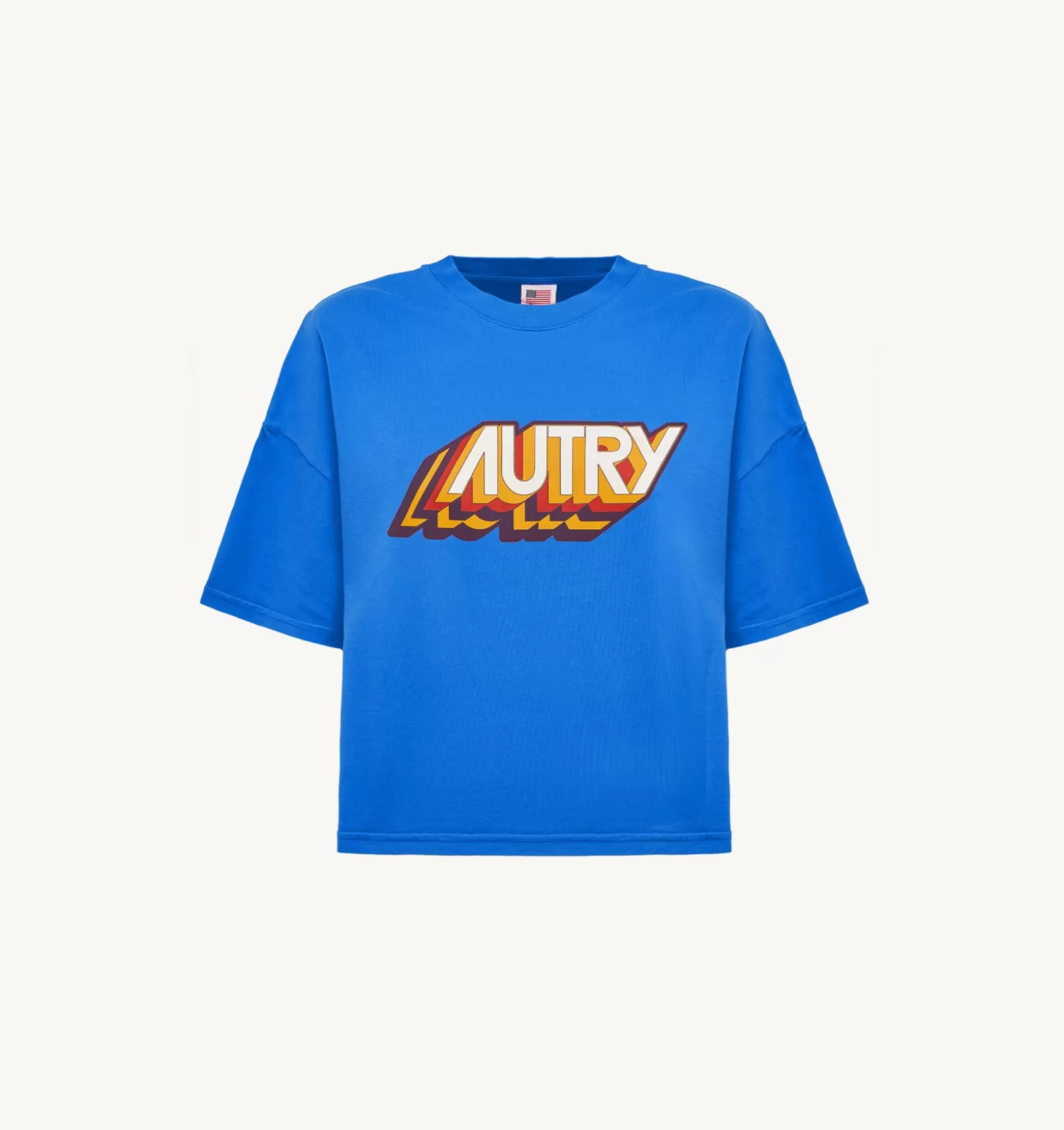 Top^AUTRY Aerobic Logo T-Shirt Color Bluette