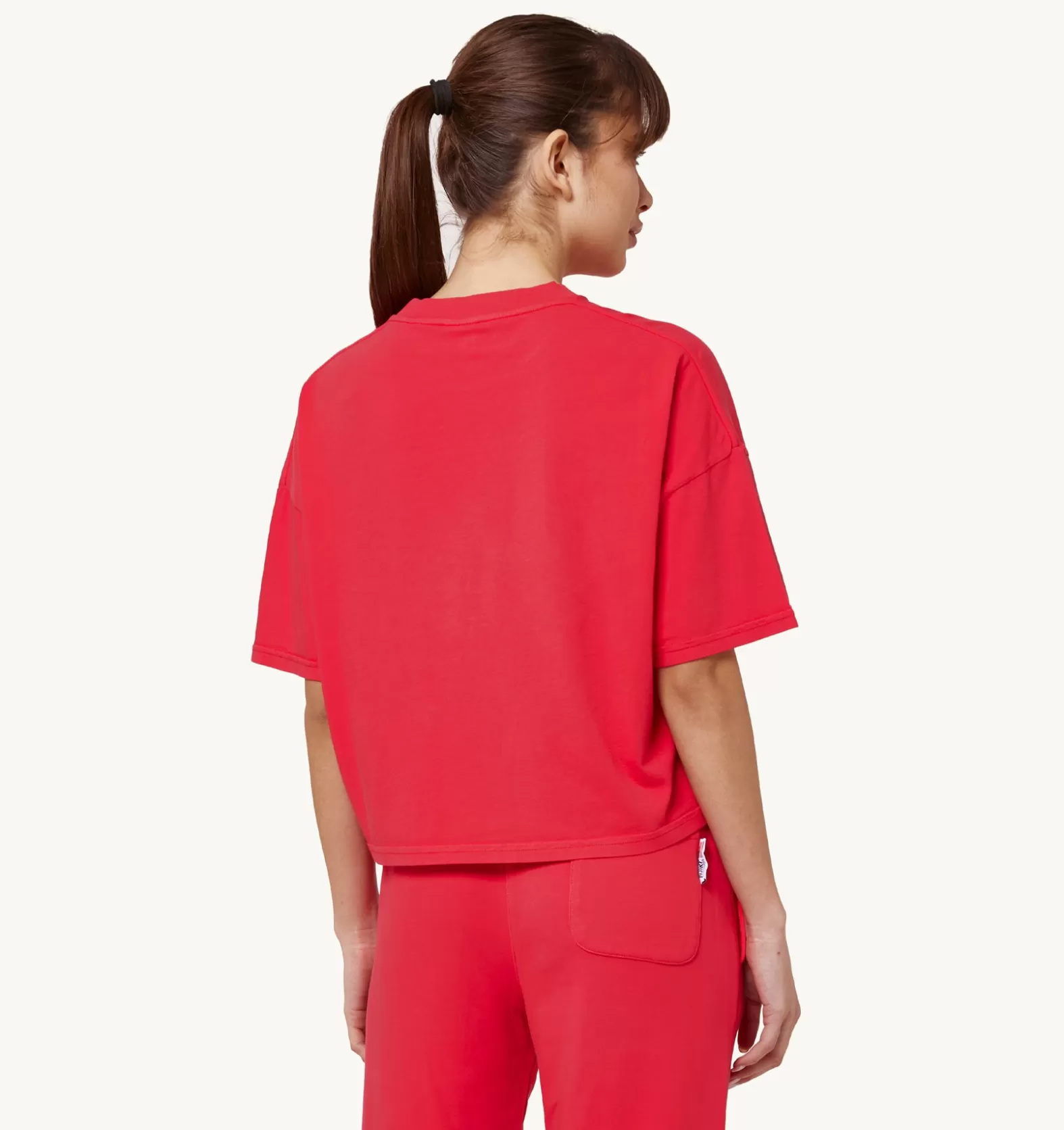 Top^AUTRY Aerobic Logo T-Shirt Color Red