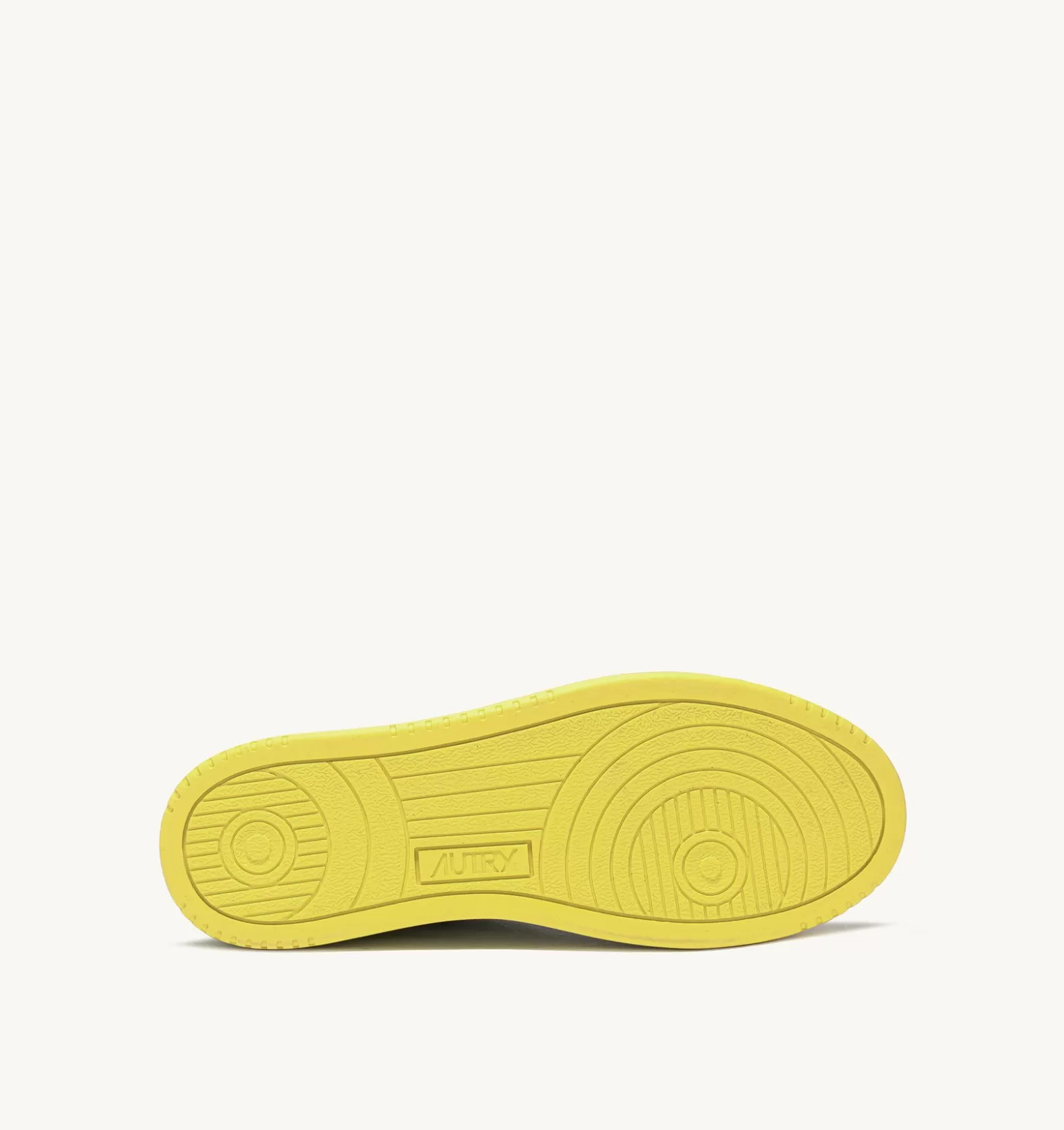 Medalist^AUTRY Bicolor Medalist Low In White And Yellow Leather