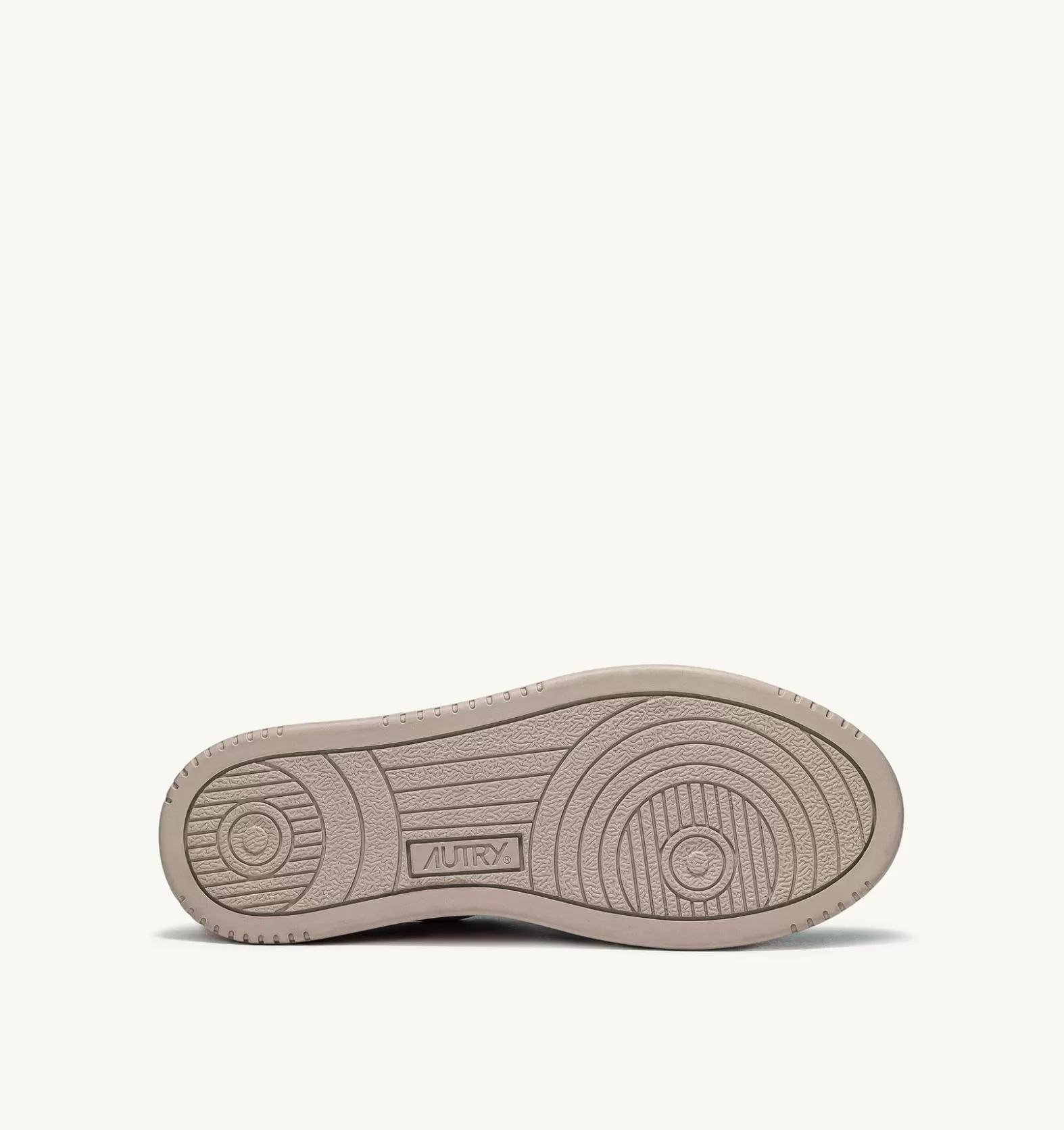 Medalist^AUTRY Bicolor Medalist Low Sneakers In White And Dove Gray Leather