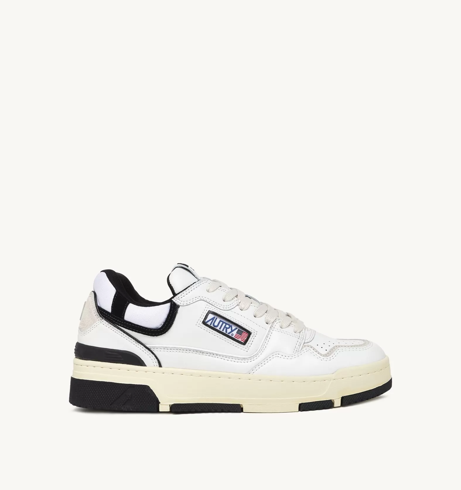 Clc^AUTRY Clc Sneakers In Leather Color White And Black