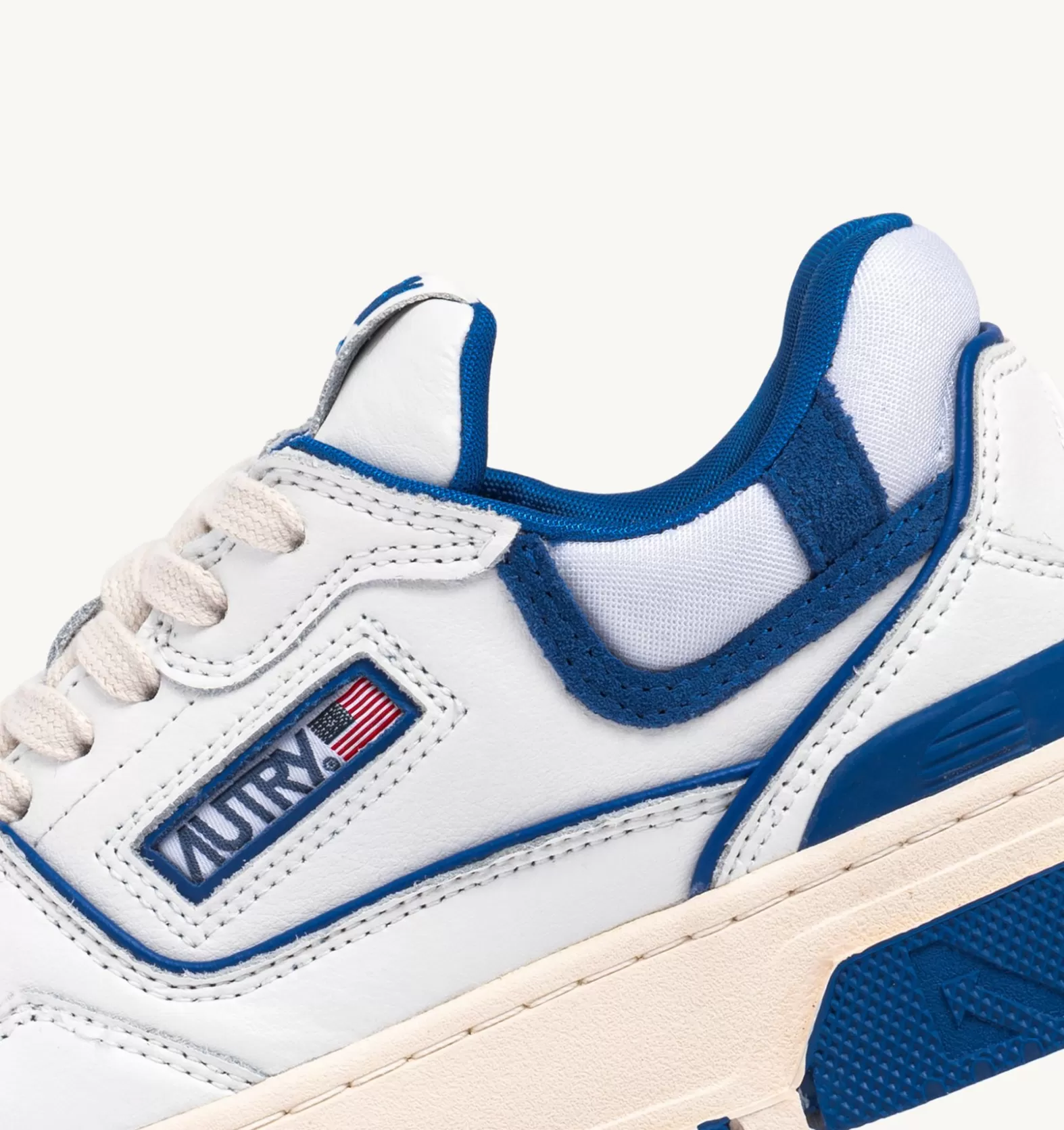 Clc^AUTRY Clc Sneakers In Leather Color White And Blue