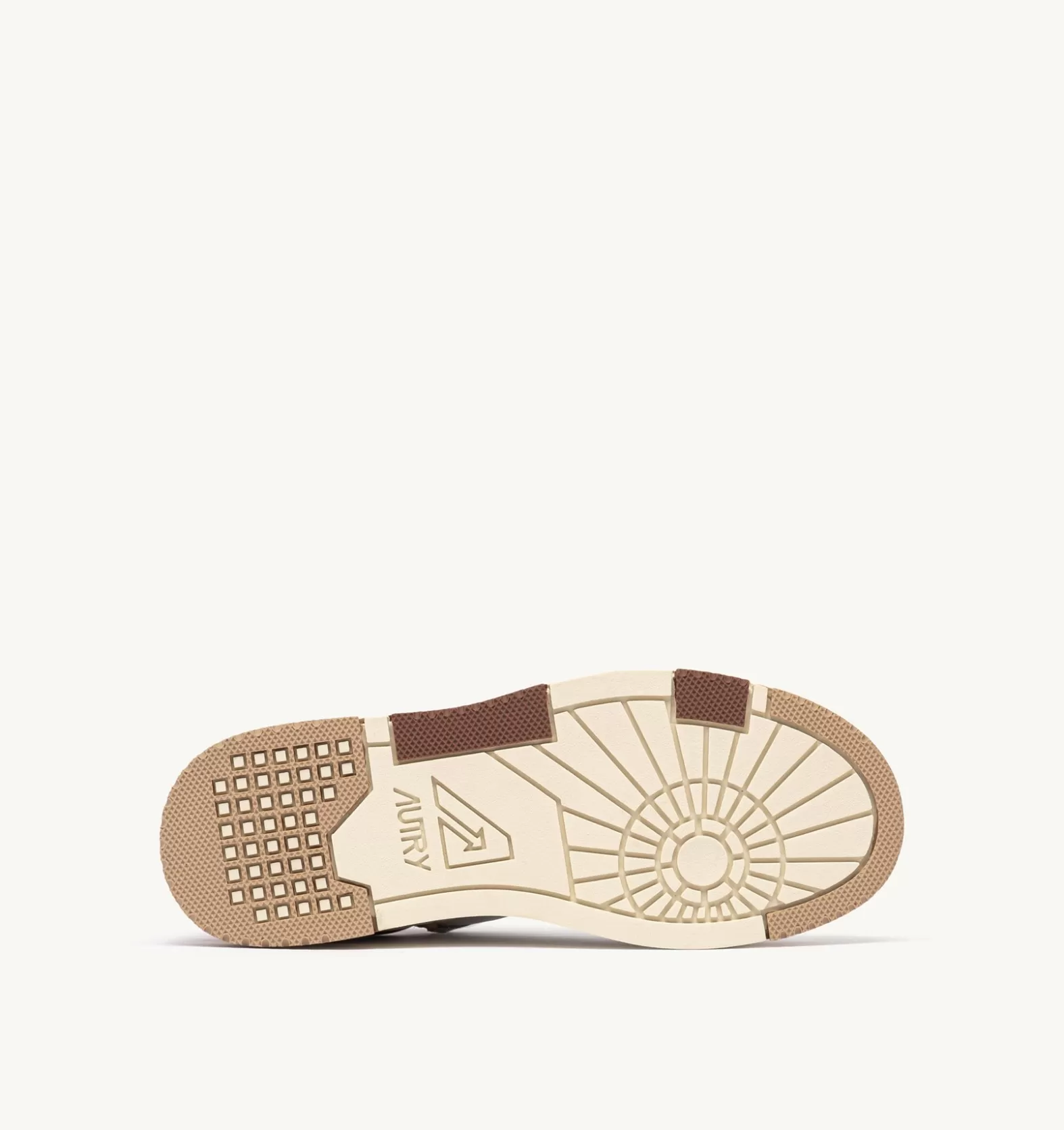 Clc^AUTRY Clc Sneakers In Leather Color White Beige And Brown