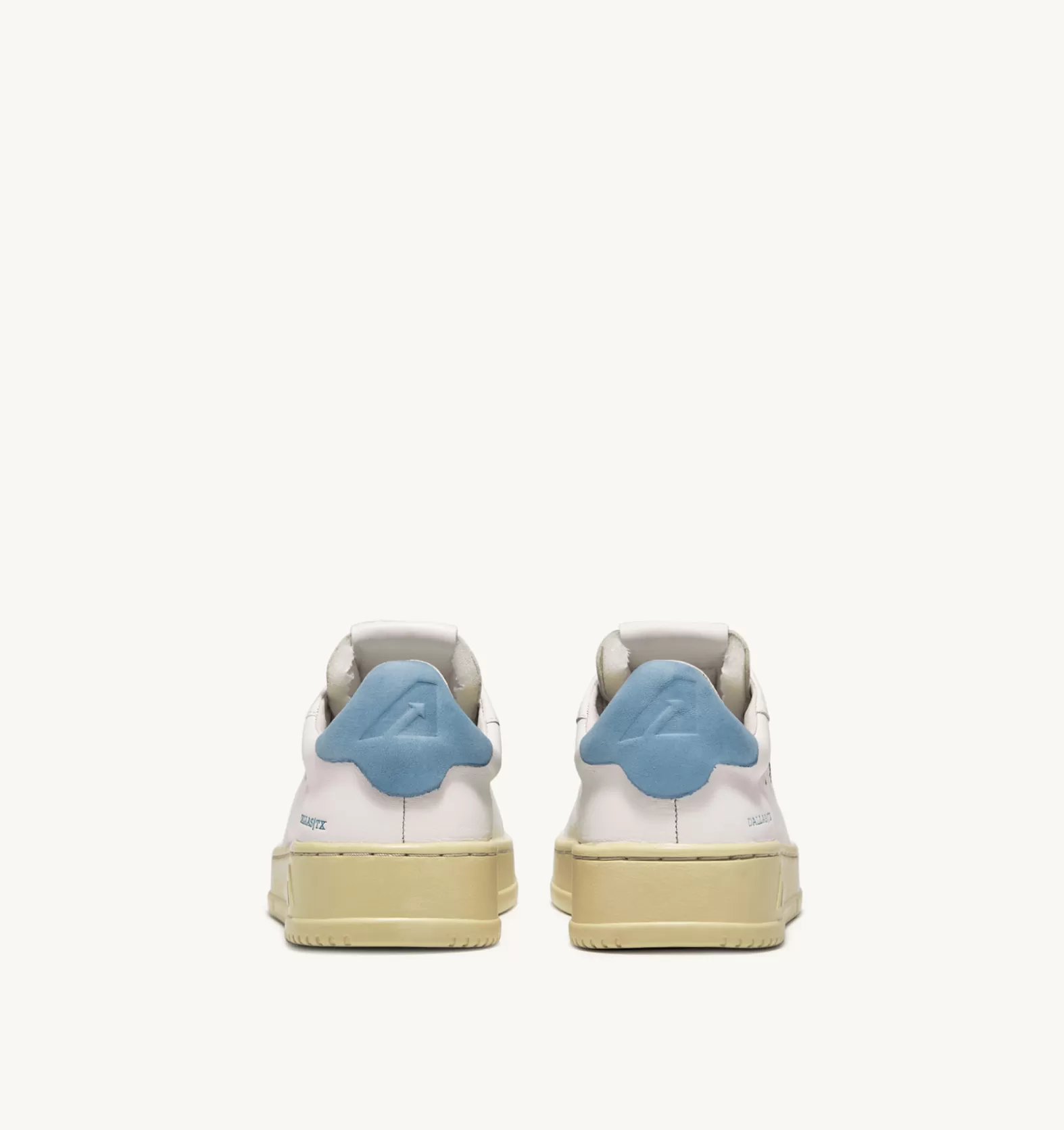 Dallas^AUTRY Dallas Low Sneakers In Goatskin And Nubuck Leather Color Blue
