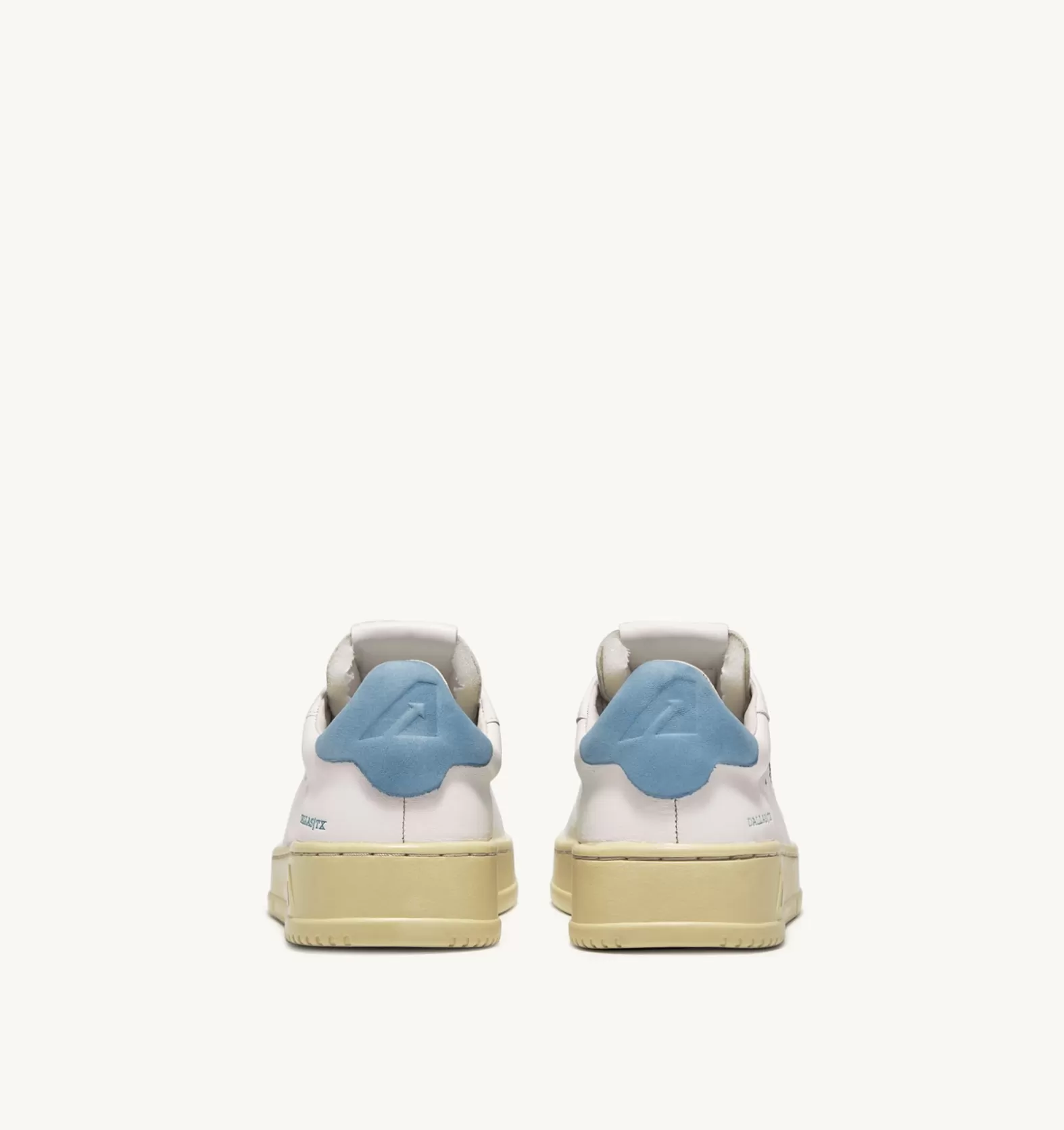 Dallas^AUTRY Dallas Low Sneakers In Goatskin And Nubuck Leather Color Blue