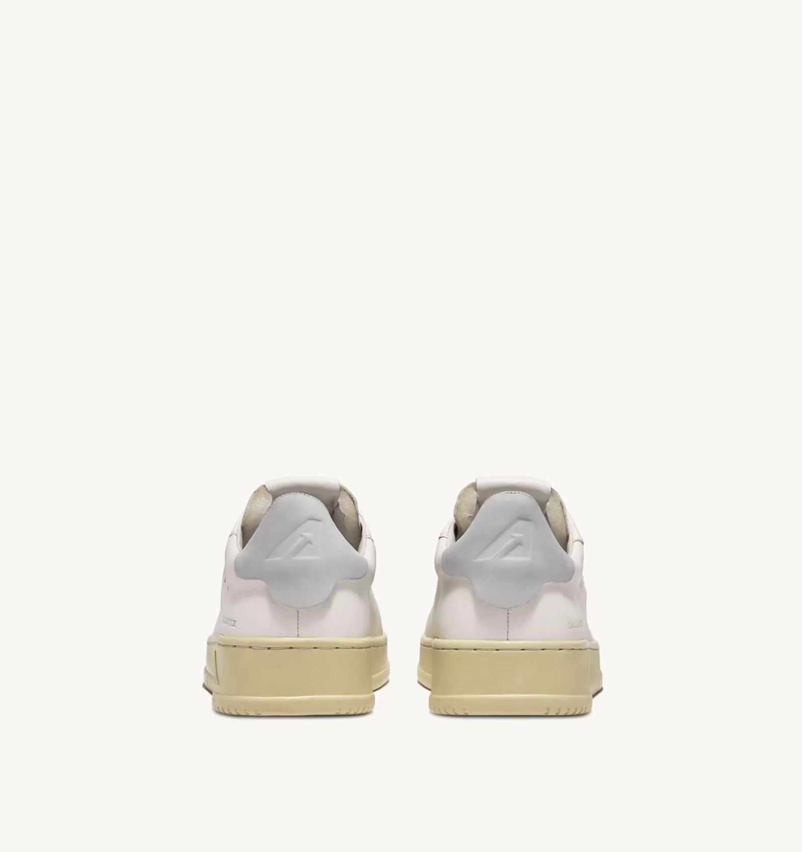 Dallas^AUTRY Dallas Low Sneakers In Goatskin And Nubuck Leather Color White