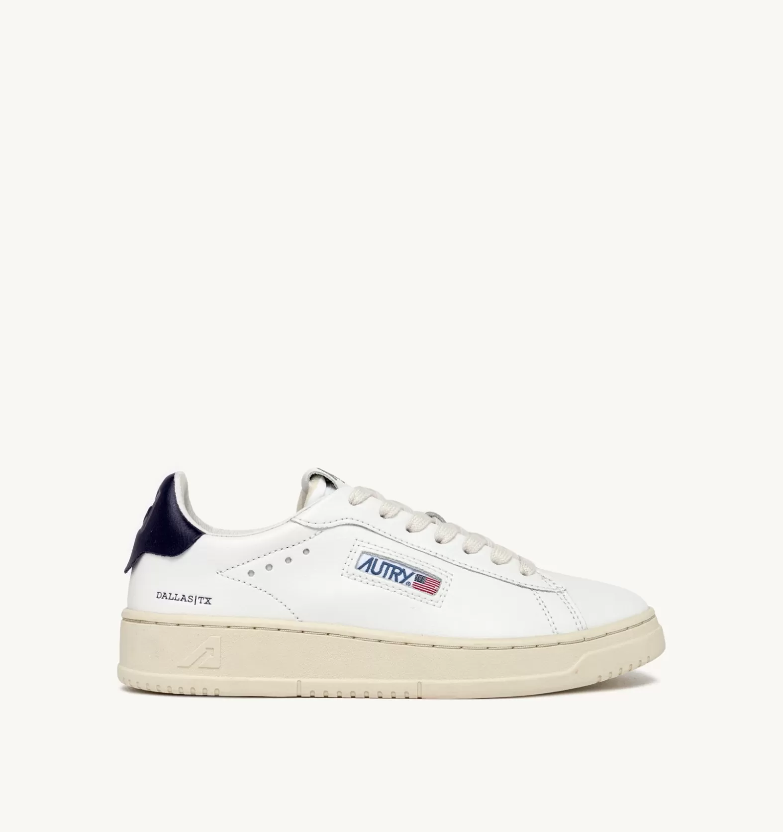 Dallas^AUTRY Dallas Low Sneakers In Leather Color White And Space