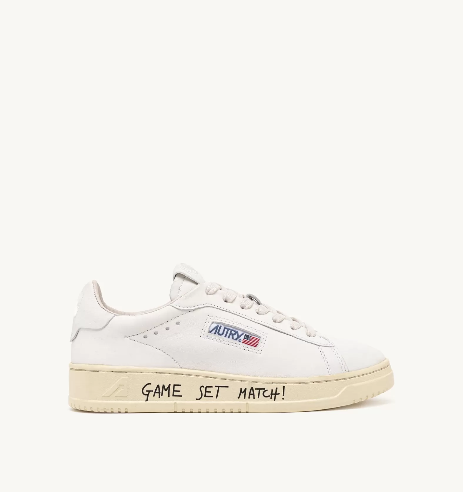 Dallas^AUTRY Dallas Low Sneakers In Leather White