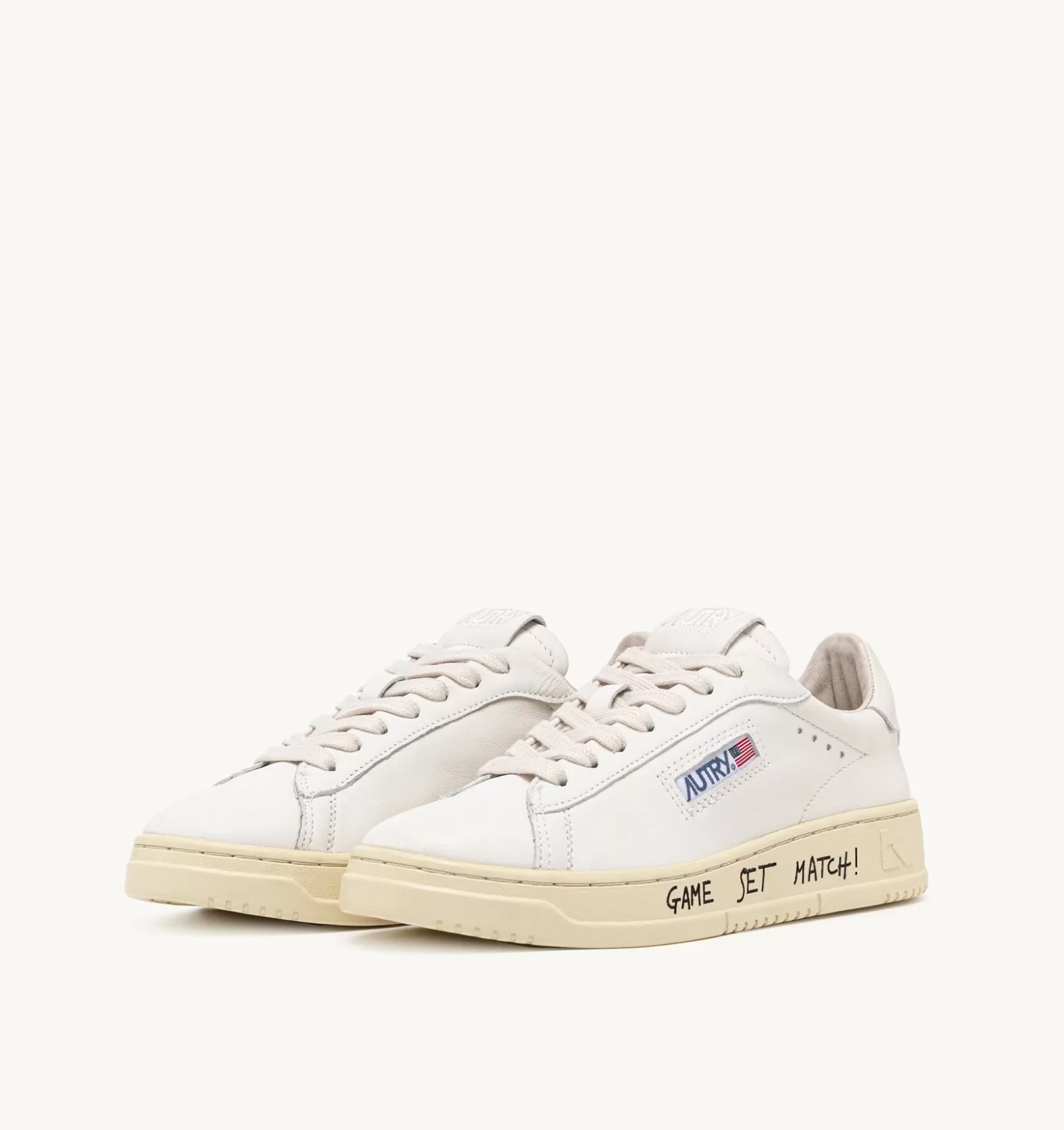 Dallas^AUTRY Dallas Low Sneakers In Leather White