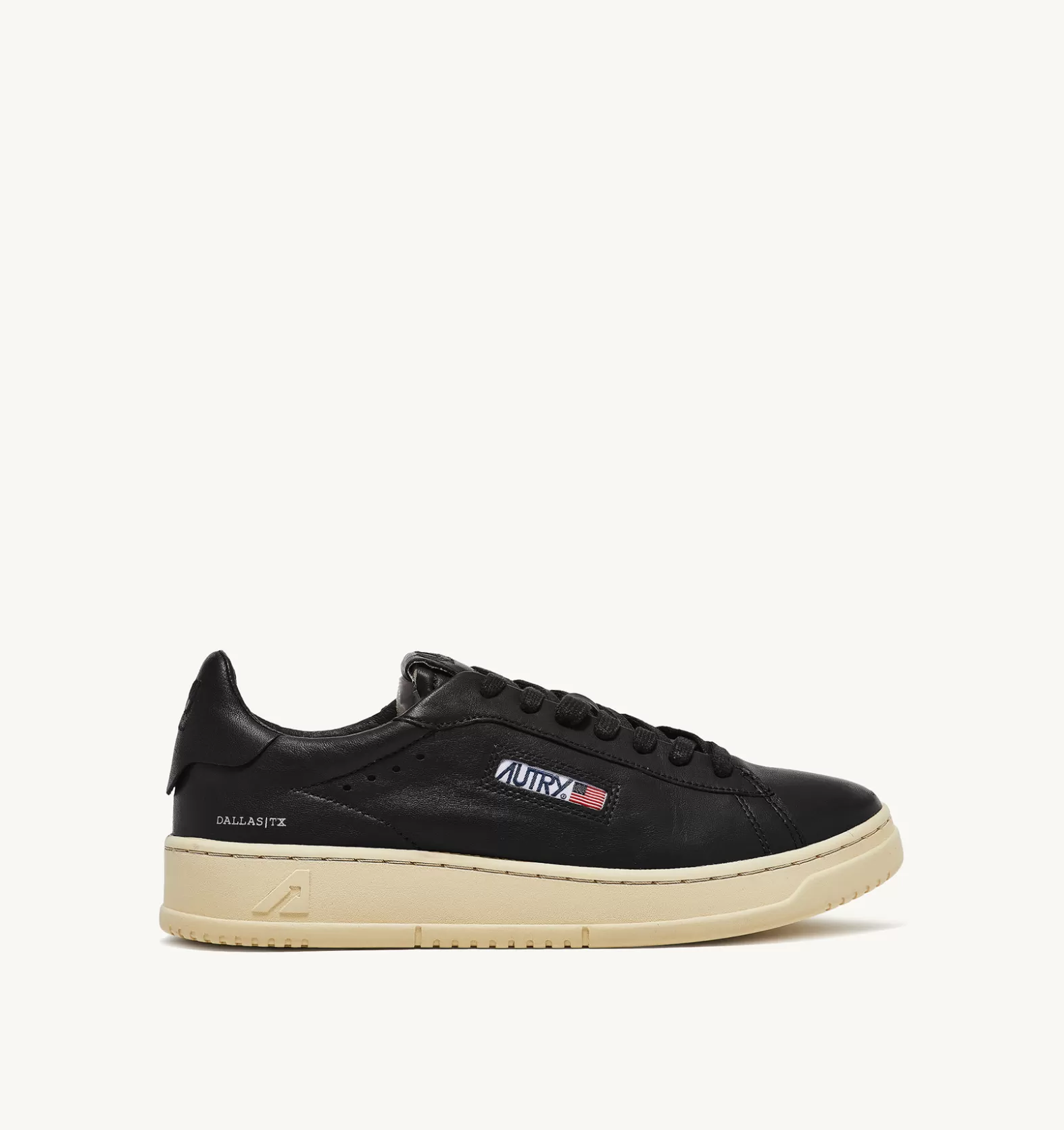 Dallas^AUTRY Dallas Low Sneakers In Soft Goatskin Color Black