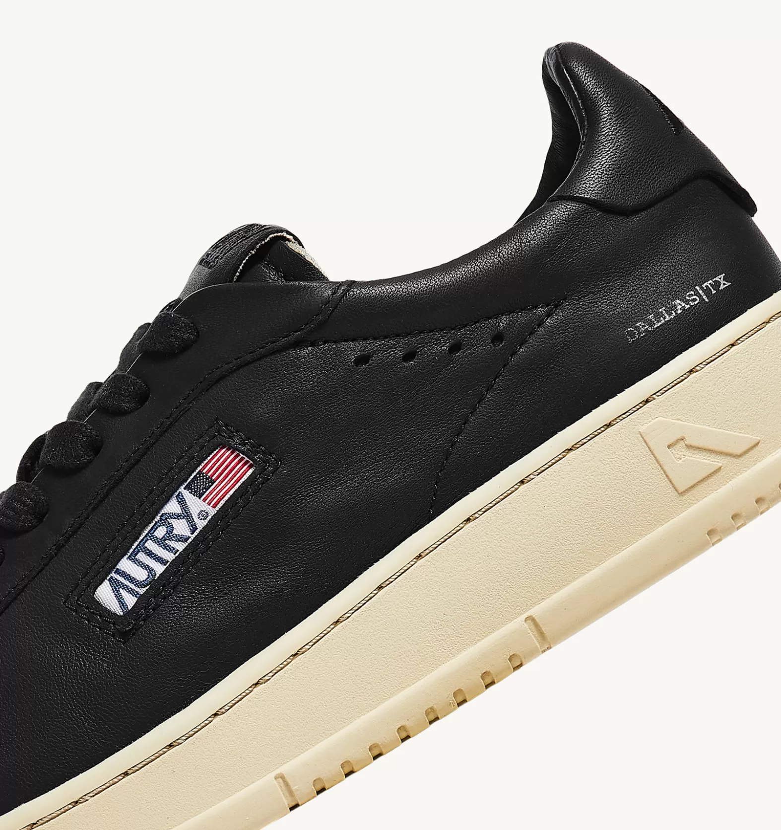 Dallas^AUTRY Dallas Low Sneakers In Soft Goatskin Color Black