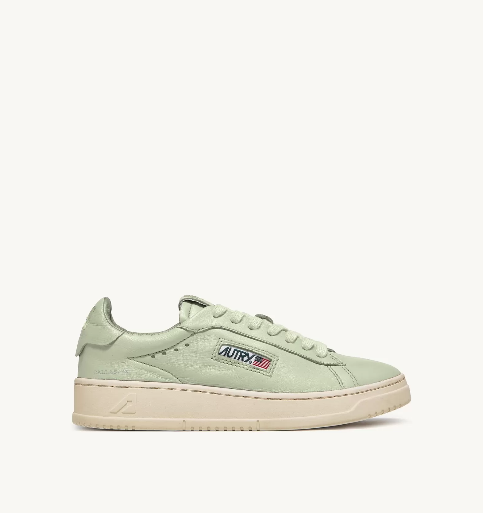 Dallas^AUTRY Dallas Low Sneakers In Soft Goatskin Color Green