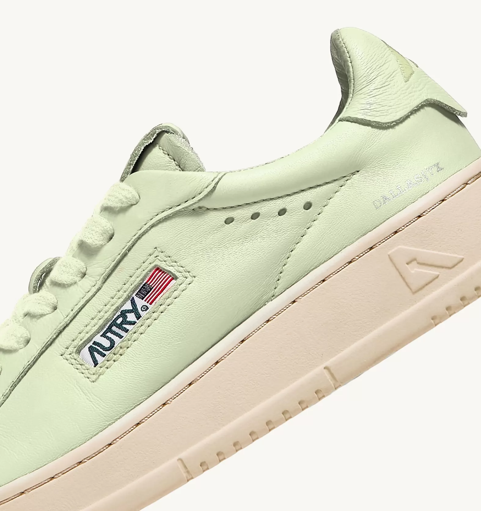 Dallas^AUTRY Dallas Low Sneakers In Soft Goatskin Color Green