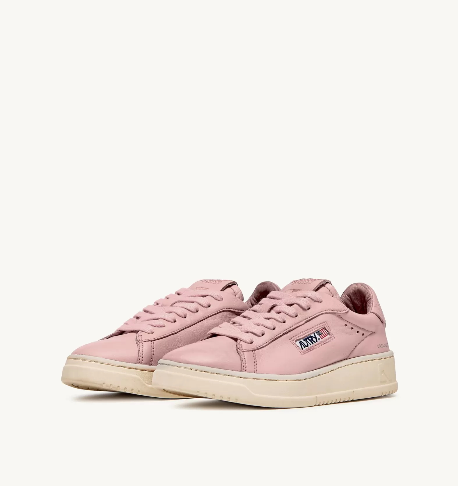 Dallas^AUTRY Dallas Low Sneakers In Soft Goatskin Color Peach
