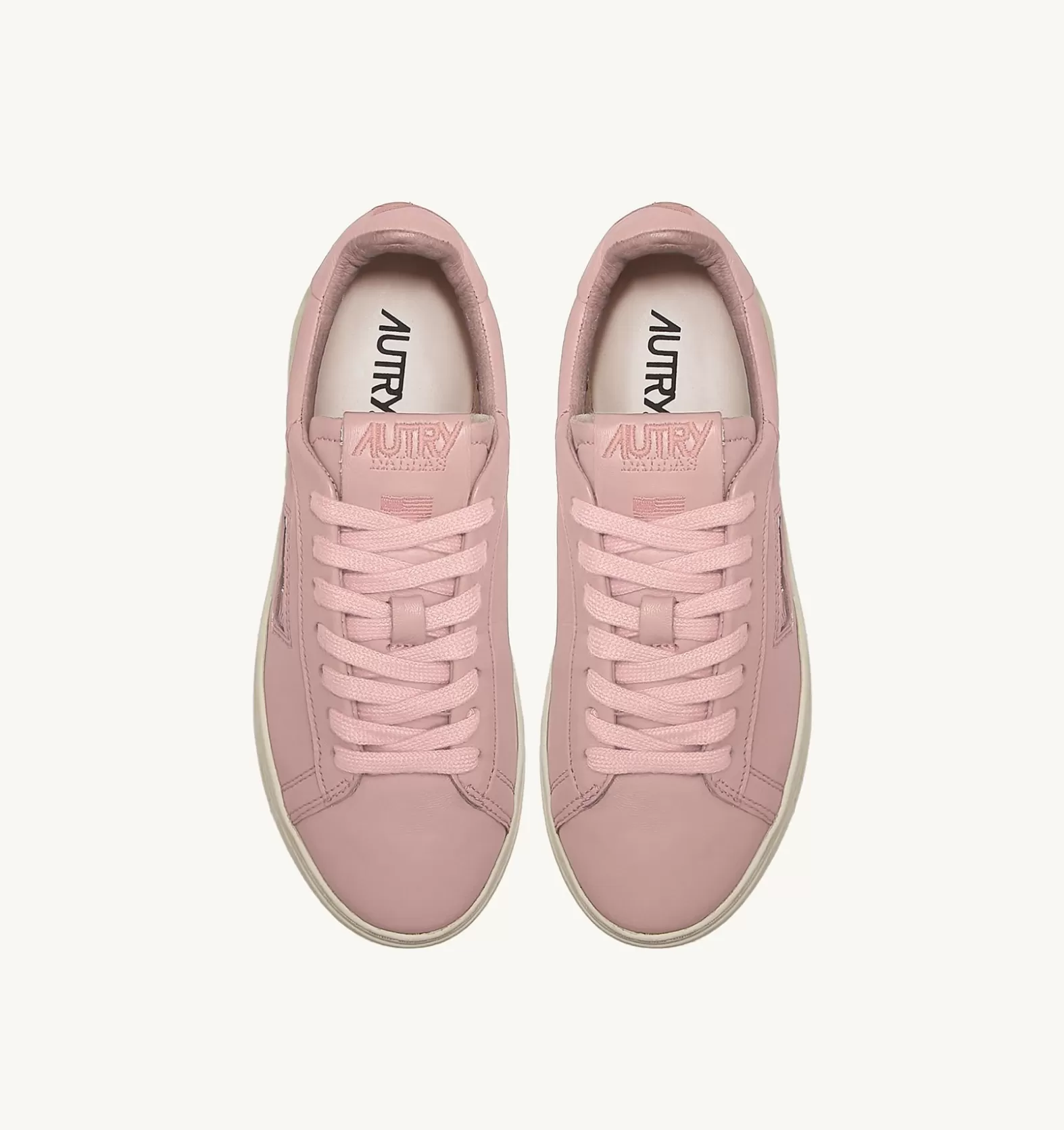 Dallas^AUTRY Dallas Low Sneakers In Soft Goatskin Color Peach