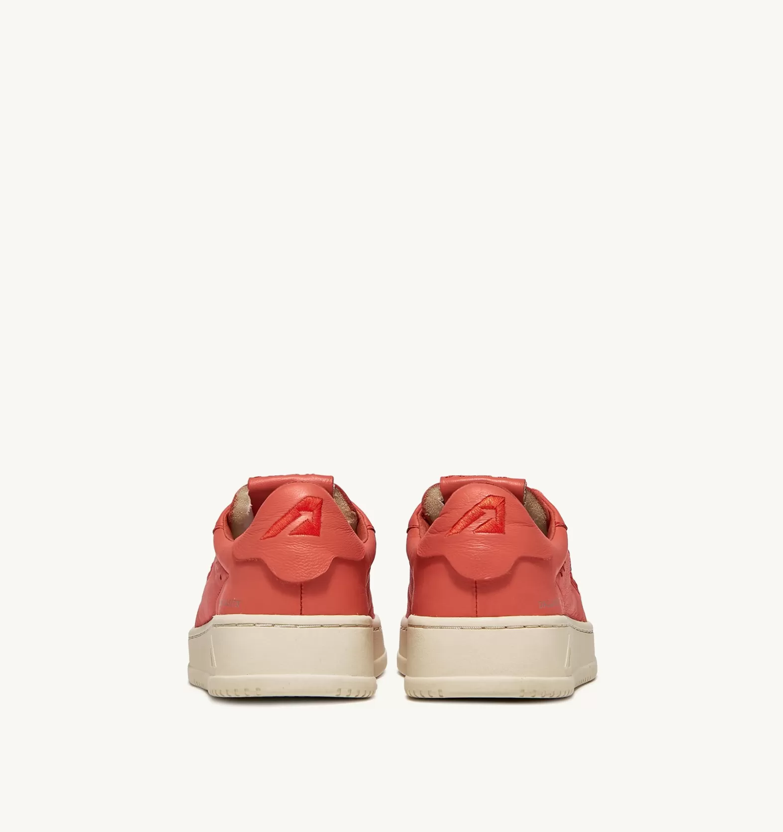 Dallas^AUTRY Dallas Low Sneakers In Soft Goatskin Color Tangerine