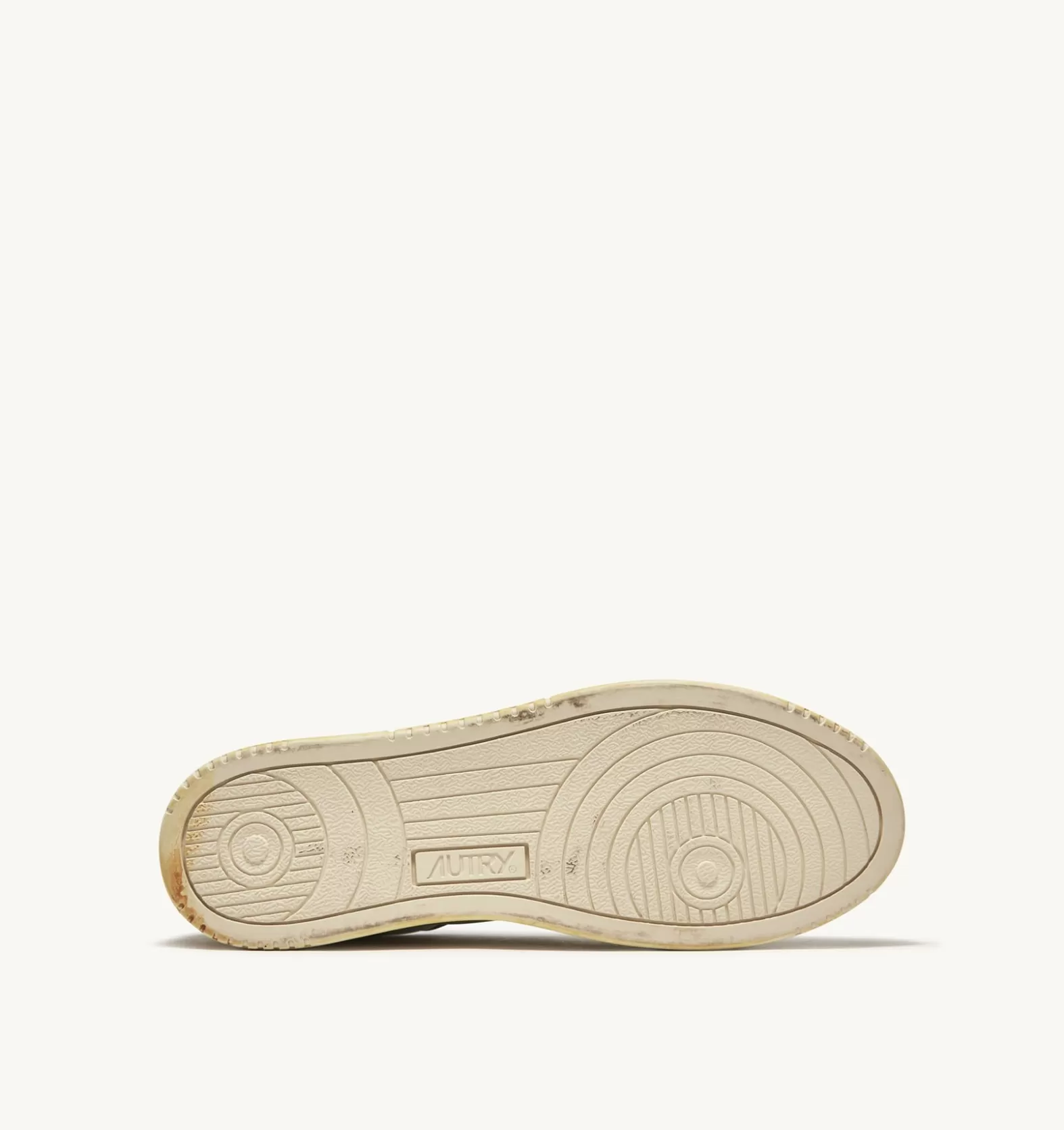 Super Vintage^AUTRY Glue-Finish Dallas Low Vintage Sneakers In Leather Color White And Blue