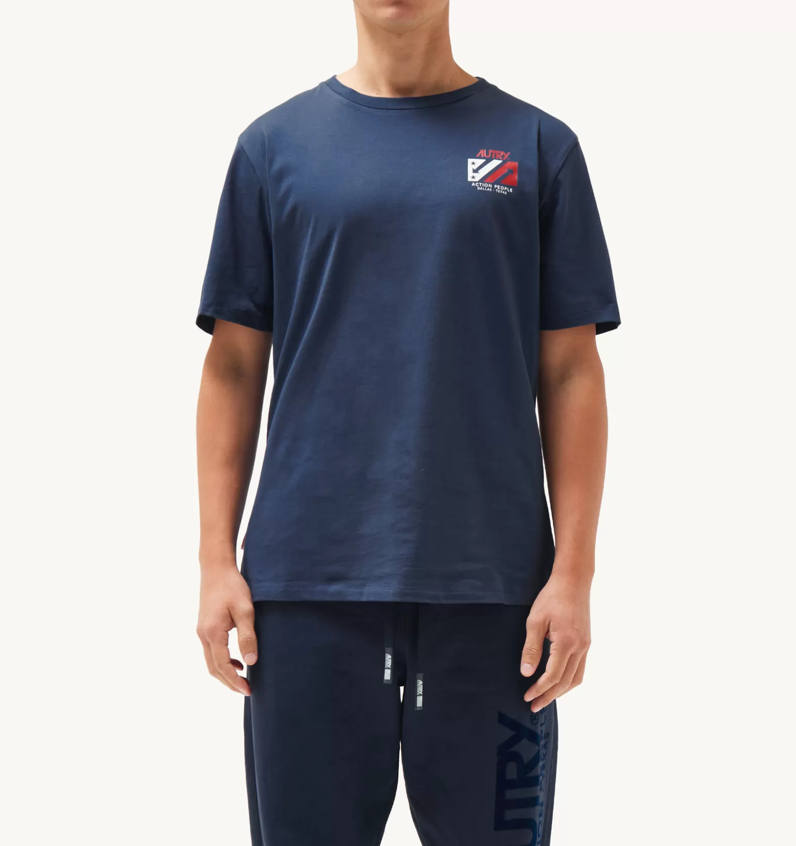 Top^AUTRY Iconic Crew Neck T-Shirt Color Blue