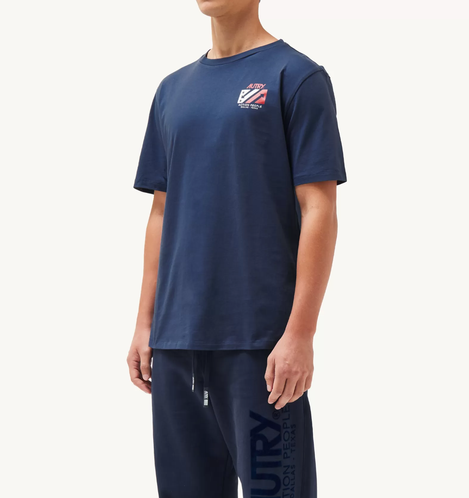 Top^AUTRY Iconic Crew Neck T-Shirt Color Blue