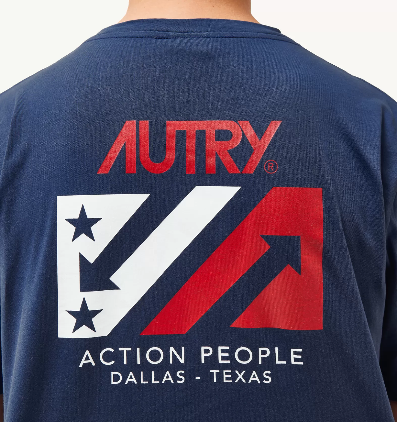 Top^AUTRY Iconic Crew Neck T-Shirt Color Blue