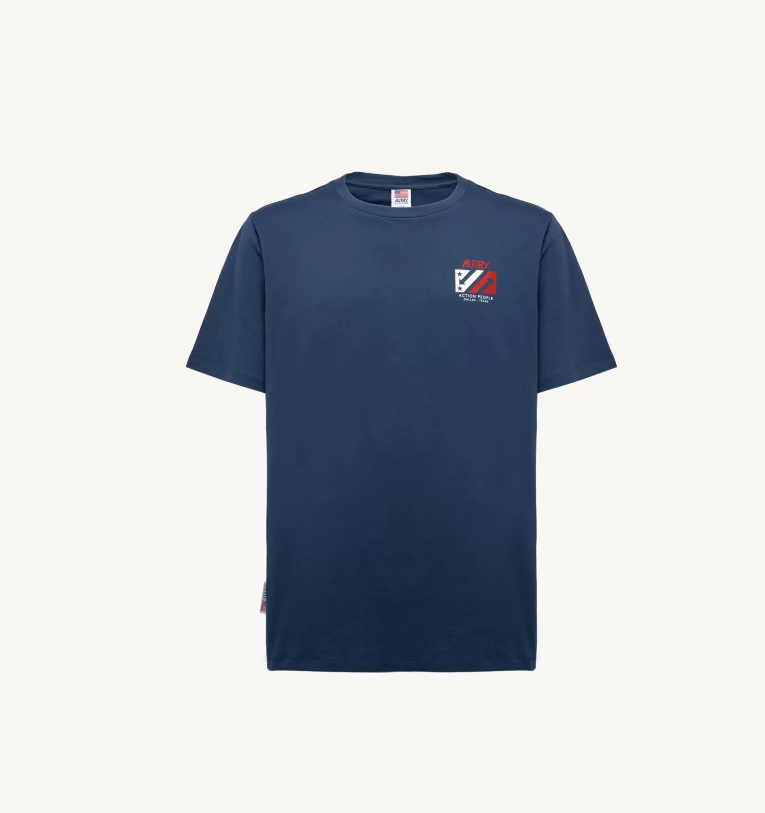 Top^AUTRY Iconic Crew Neck T-Shirt Color Blue