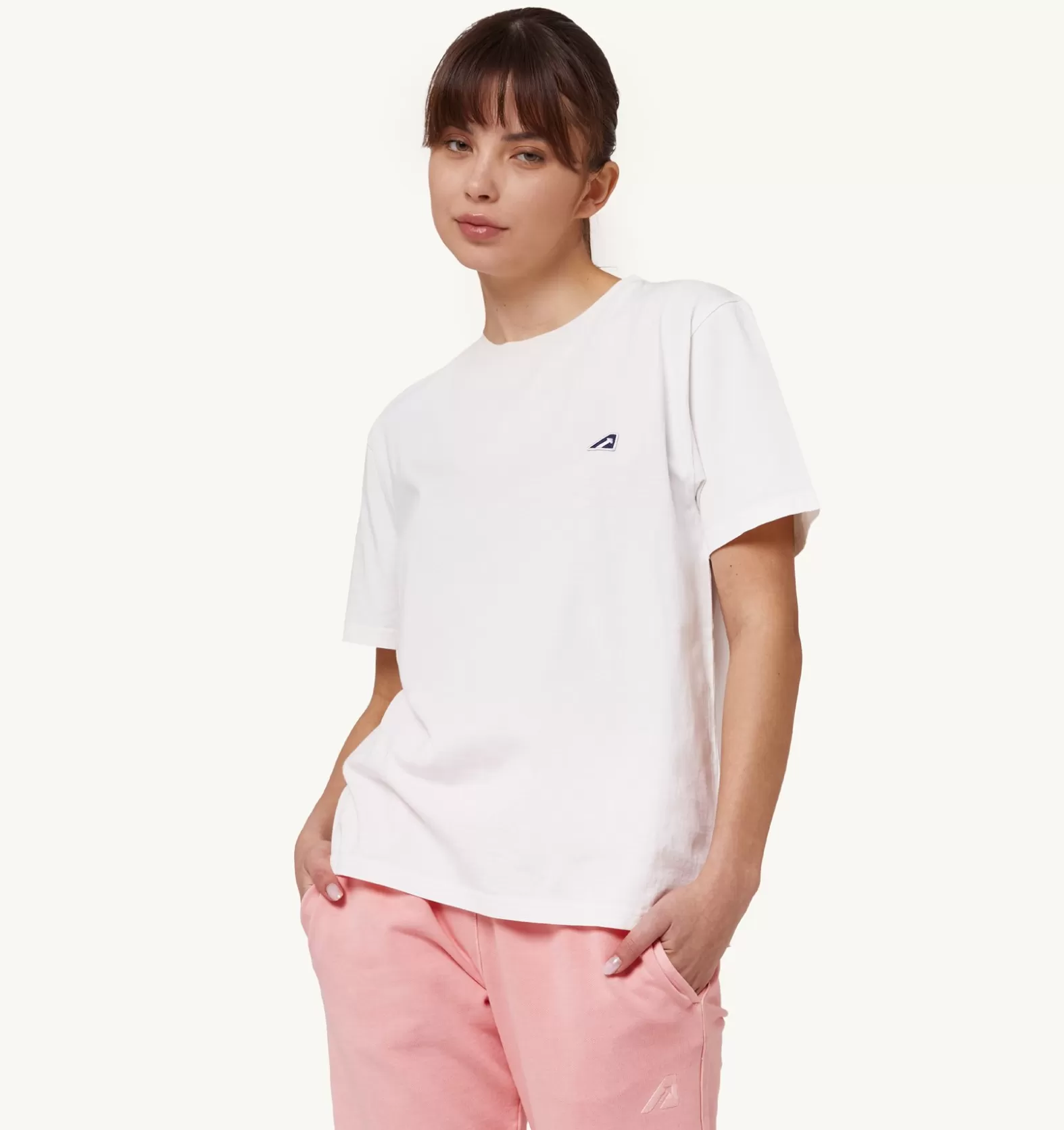 Top^AUTRY Iconic Crew Neck T-Shirt Color White