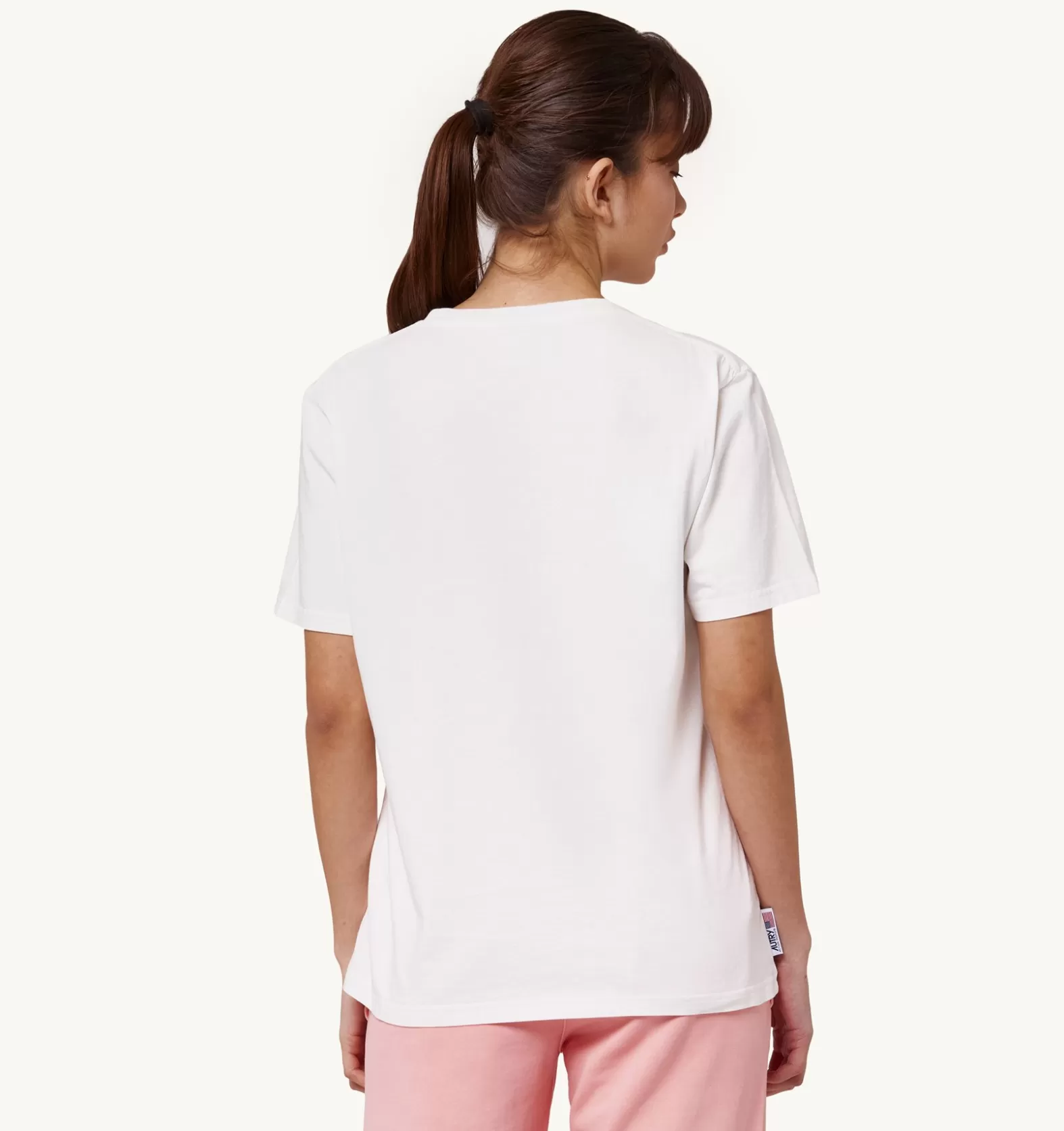 Top^AUTRY Iconic Crew Neck T-Shirt Color White