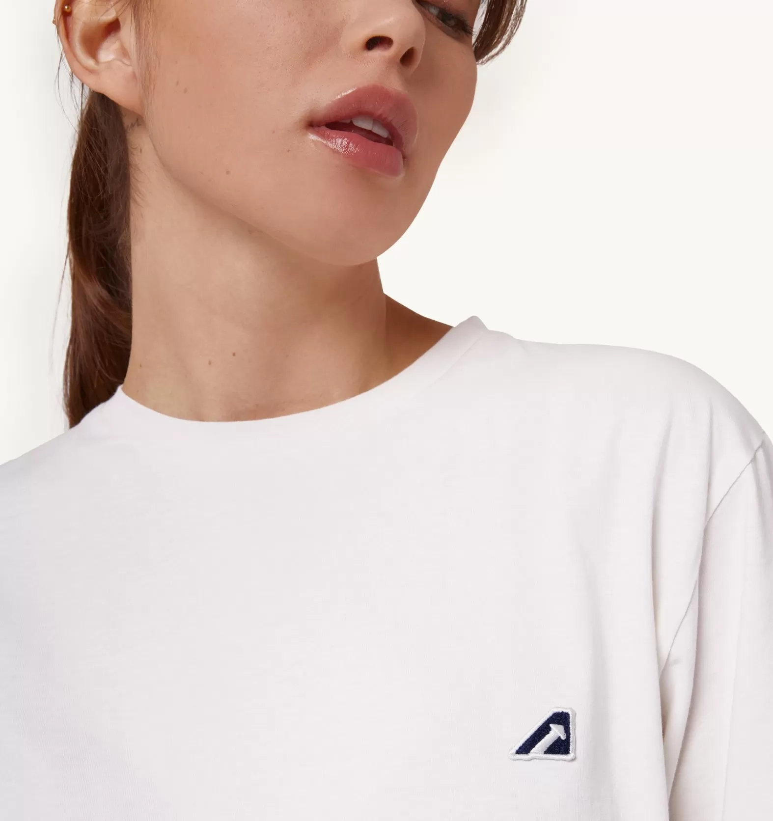 Top^AUTRY Iconic Crew Neck T-Shirt Color White