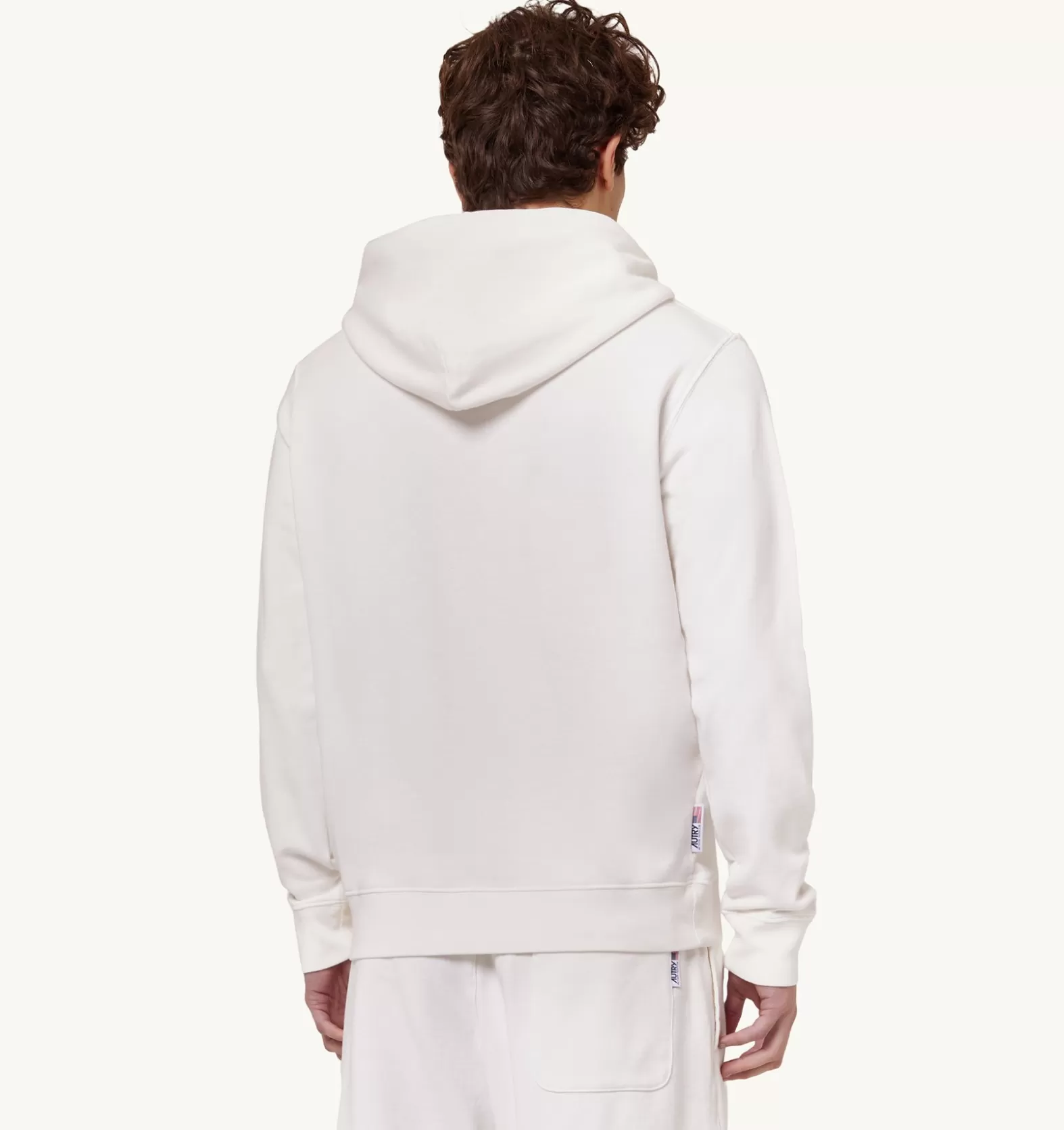 Top^AUTRY Iconic Logo Hooded Sweatshirt Color White