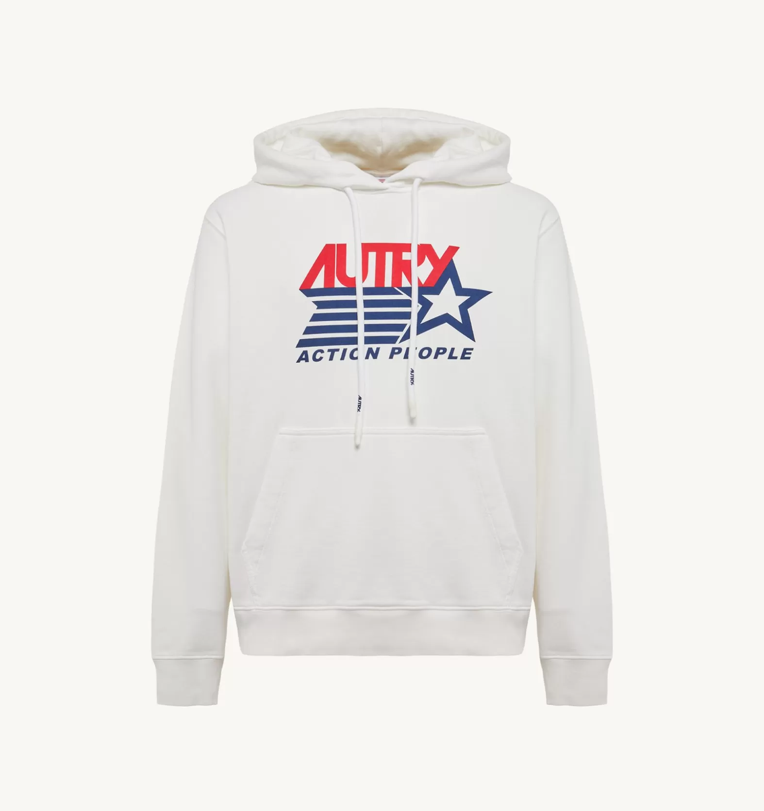 Top^AUTRY Iconic Logo Hooded Sweatshirt Color White