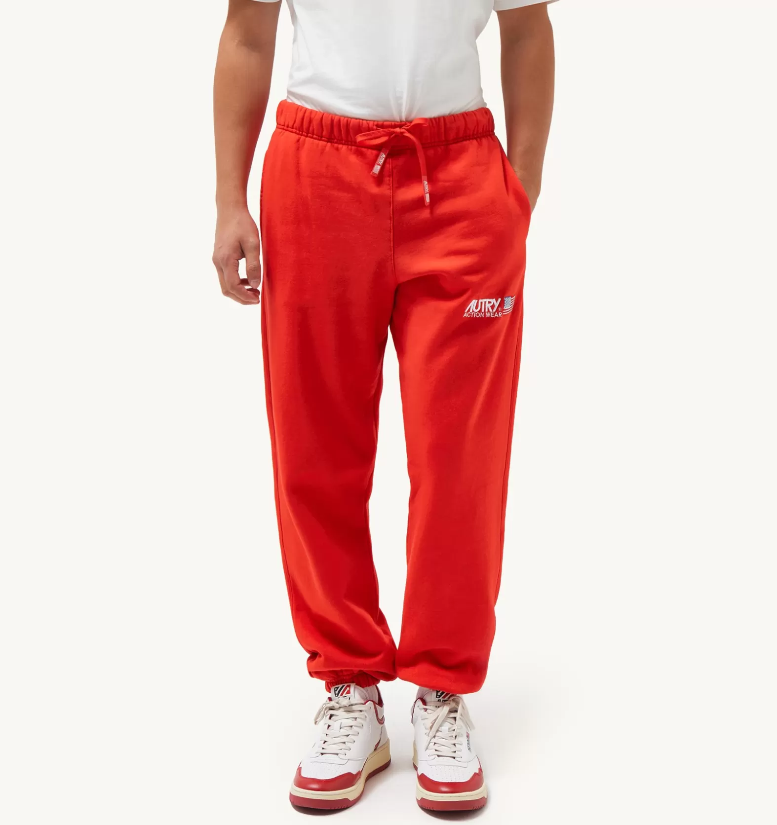 Bottom^AUTRY Iconic Logo Pants Color Red