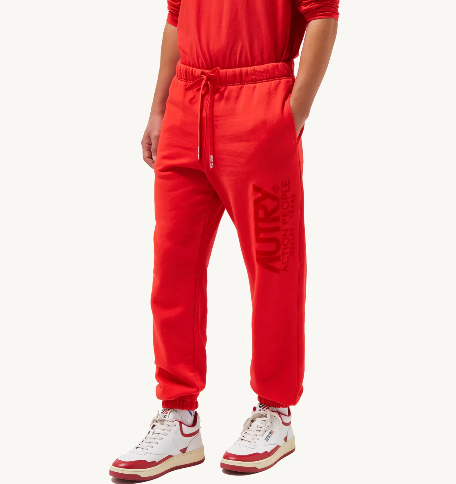 Bottom^AUTRY Iconic Logo Pants Color Red