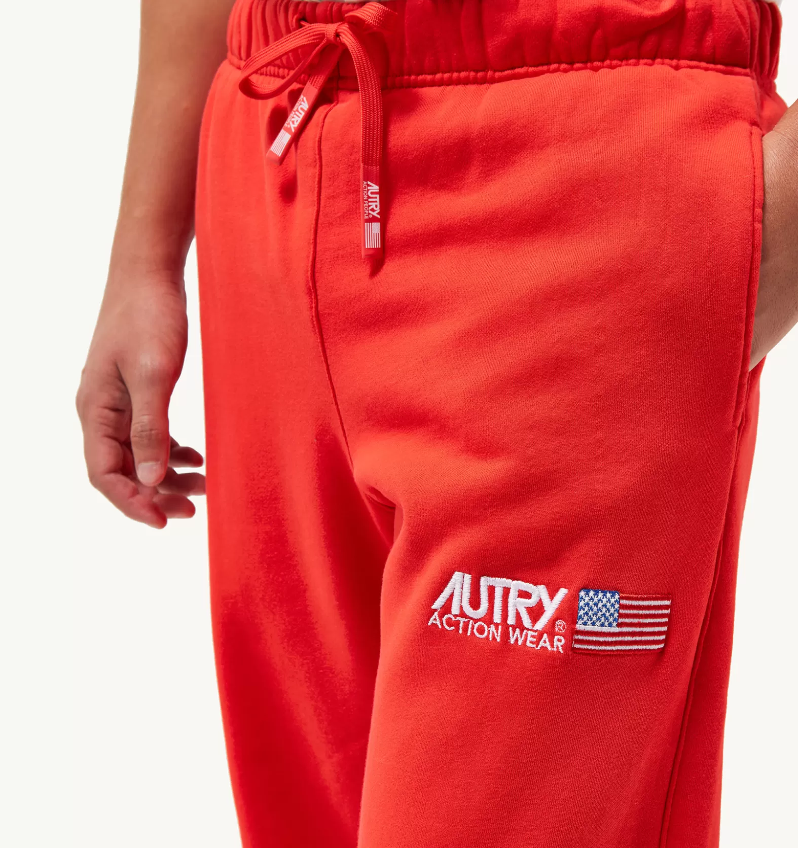 Bottom^AUTRY Iconic Logo Pants Color Red