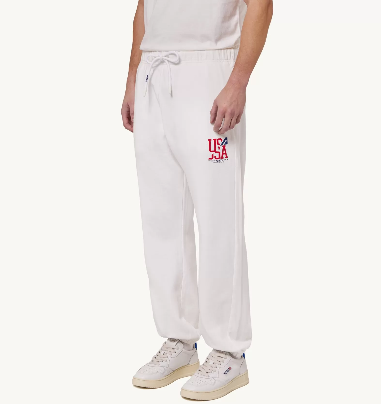 Bottom^AUTRY Iconic Logo Pants Color White