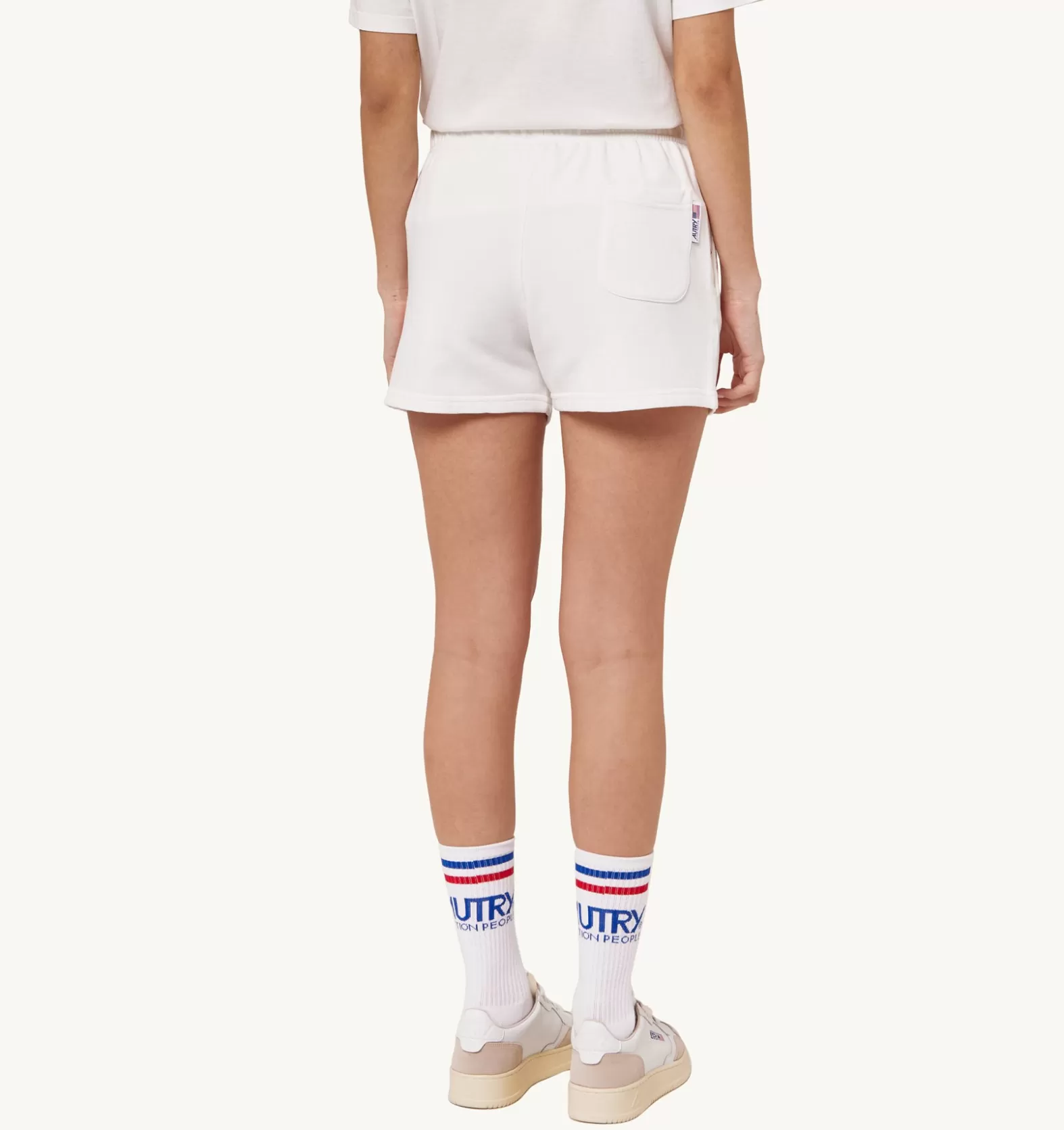 Bottom^AUTRY Iconic Logo Shorts Color White