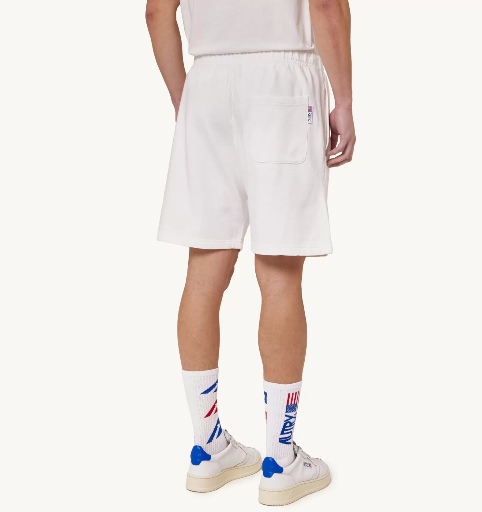 Bottom^AUTRY Iconic Logo Shorts Color White