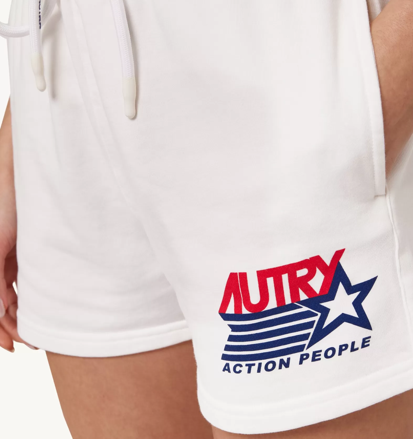 Bottom^AUTRY Iconic Logo Shorts Color White