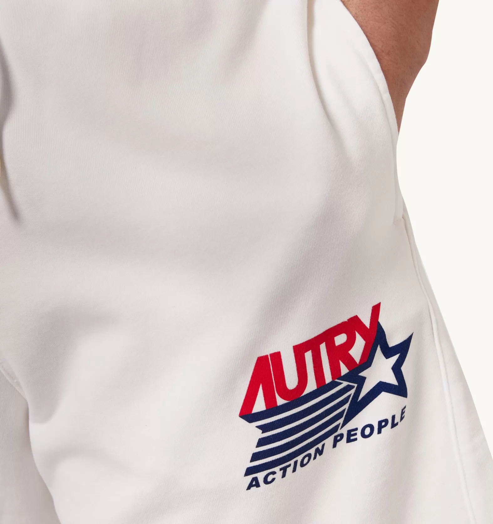 Bottom^AUTRY Iconic Logo Shorts Color White