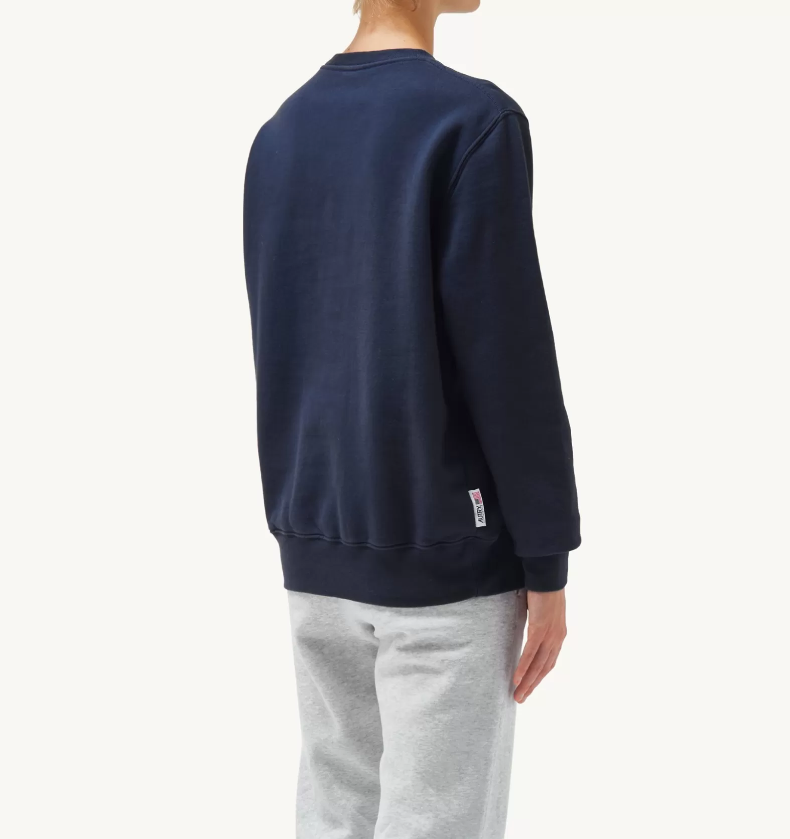 Top^AUTRY Iconic Tennis Logo Sweatshirt Color Blue