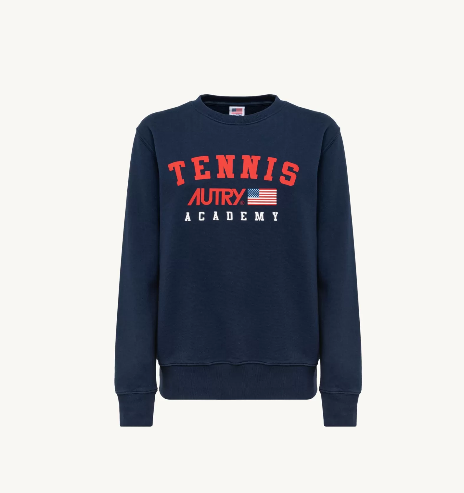 Top^AUTRY Iconic Tennis Logo Sweatshirt Color Blue