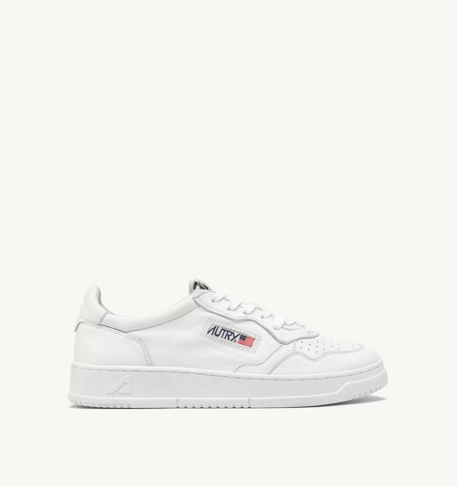 Medalist^AUTRY Medalist Low Sneaker In Optical White Goat Leather