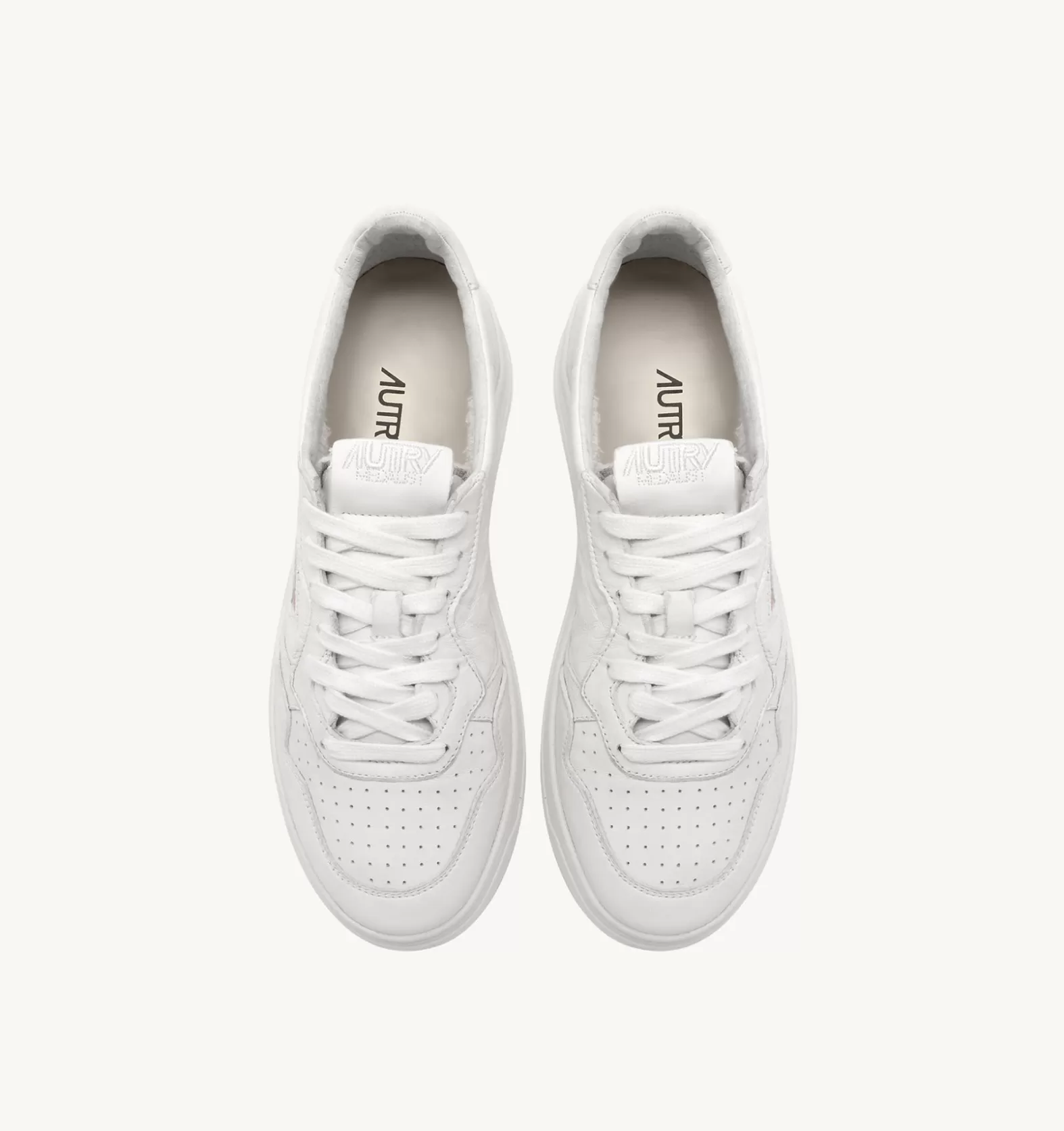 Medalist^AUTRY Medalist Low Sneaker In Optical White Goat Leather