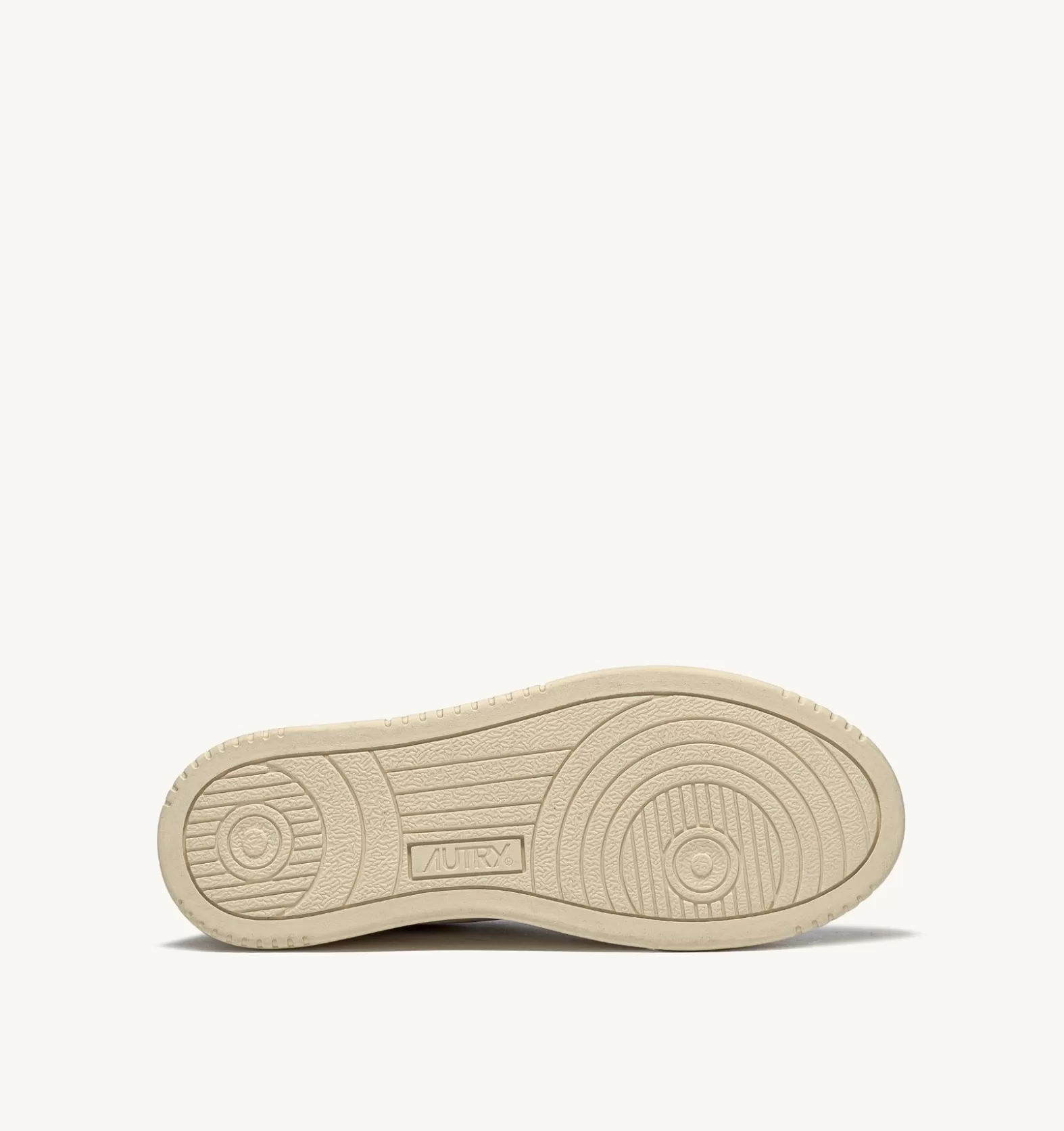 Medalist^AUTRY Medalist Low Sneaker In Pelle Morbida Di Capra E Spugna Color Bianco E Powder