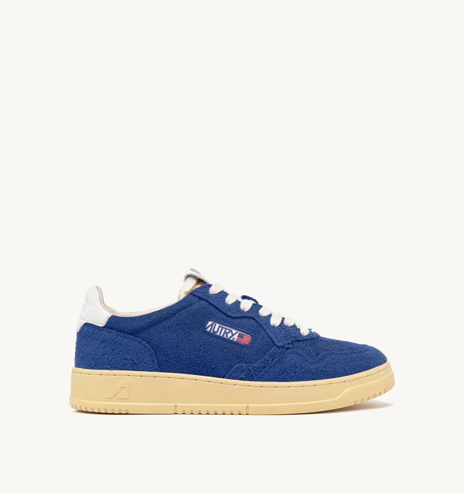 Medalist^AUTRY Medalist Low Sneakers In Bluette Hair-Effect Suede