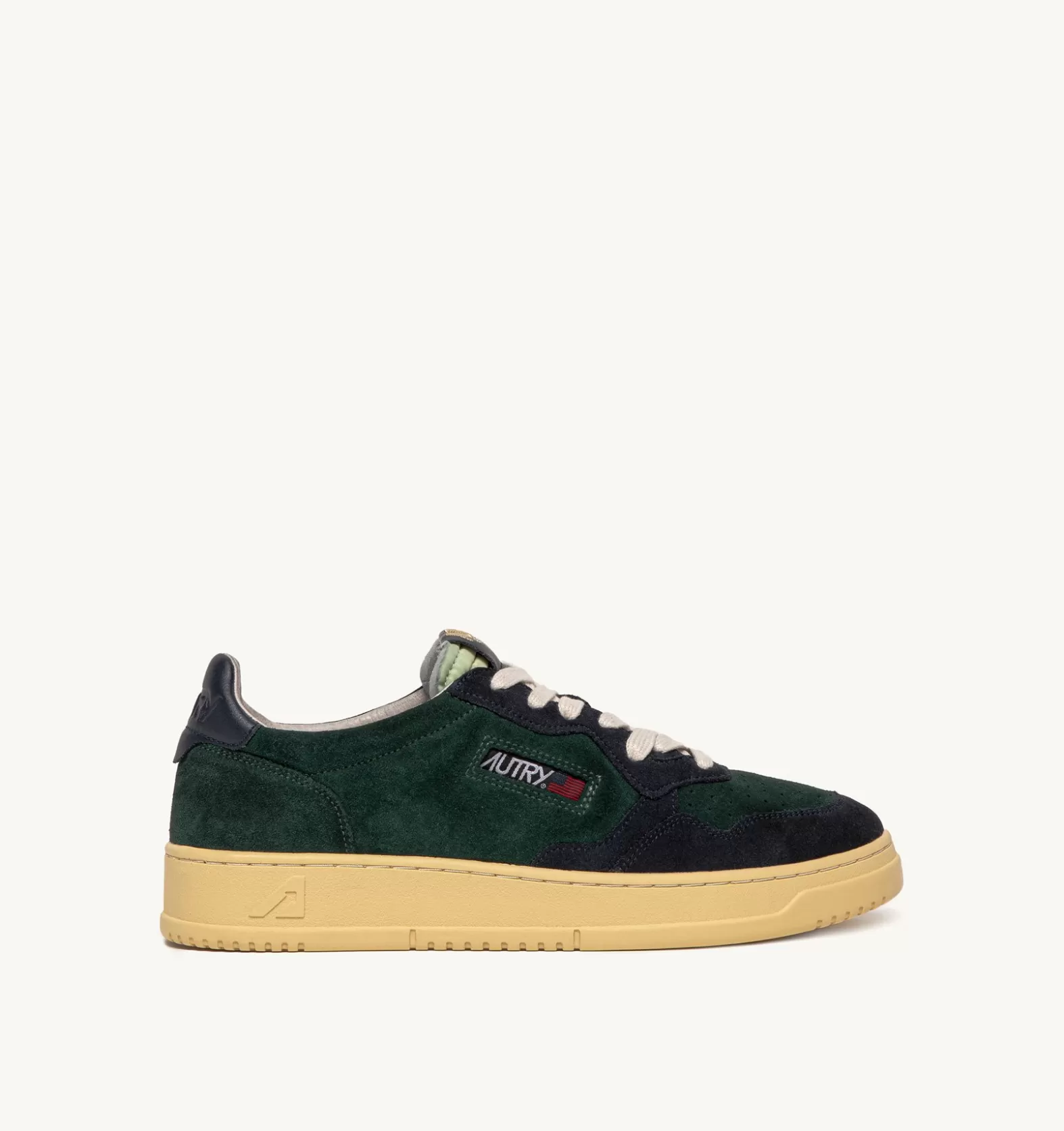 Medalist^AUTRY Medalist Low Sneakers In Green And Blue Suede