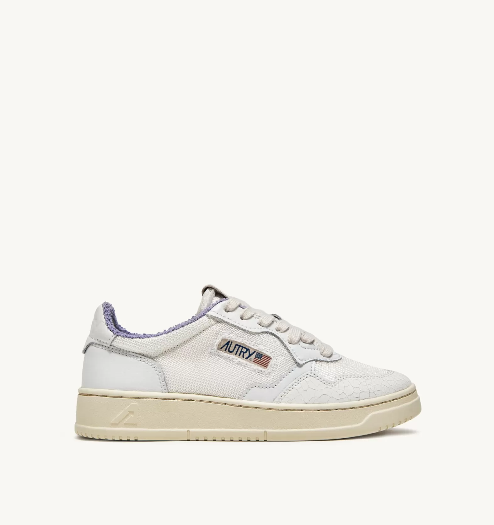 Medalist^AUTRY Medalist Low Sneakers In Lavender Sponge And Dragon Effect