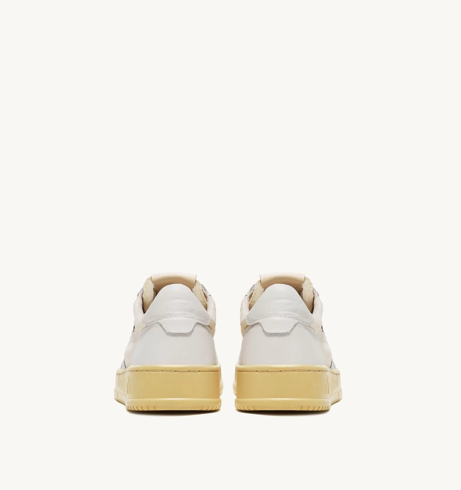 Medalist^AUTRY Medalist Low Sneakers In Leather And Canvas Color White
