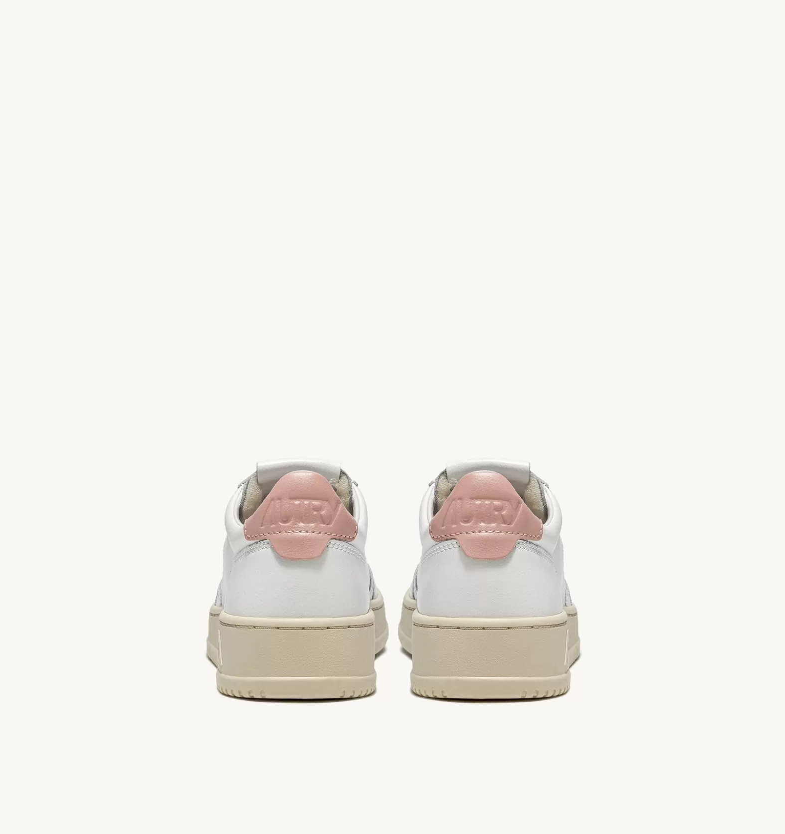 Medalist^AUTRY Medalist Low Sneakers In Leather White And Pink